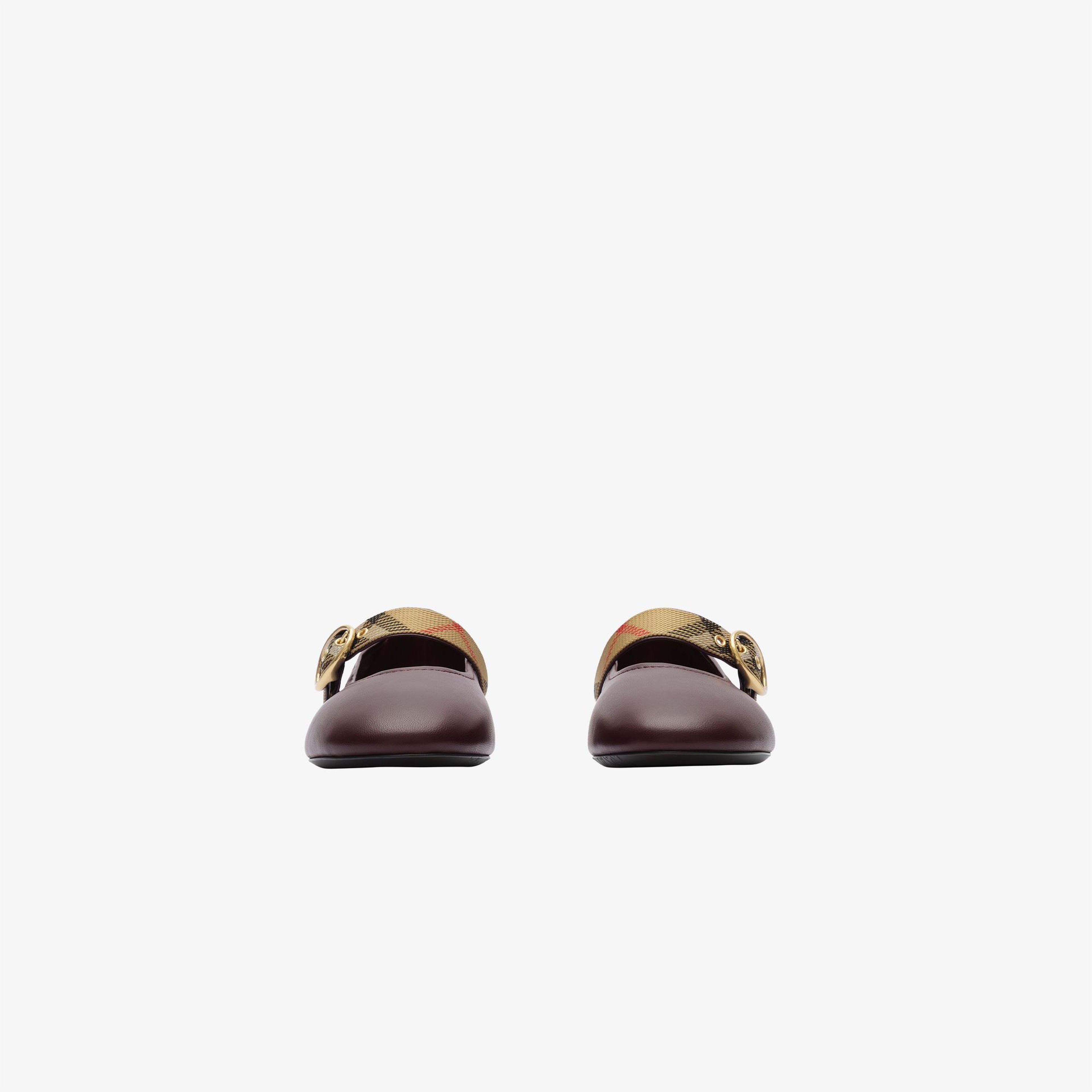 Burberry Robin Kadın Bordo Klasik Ayakkabı