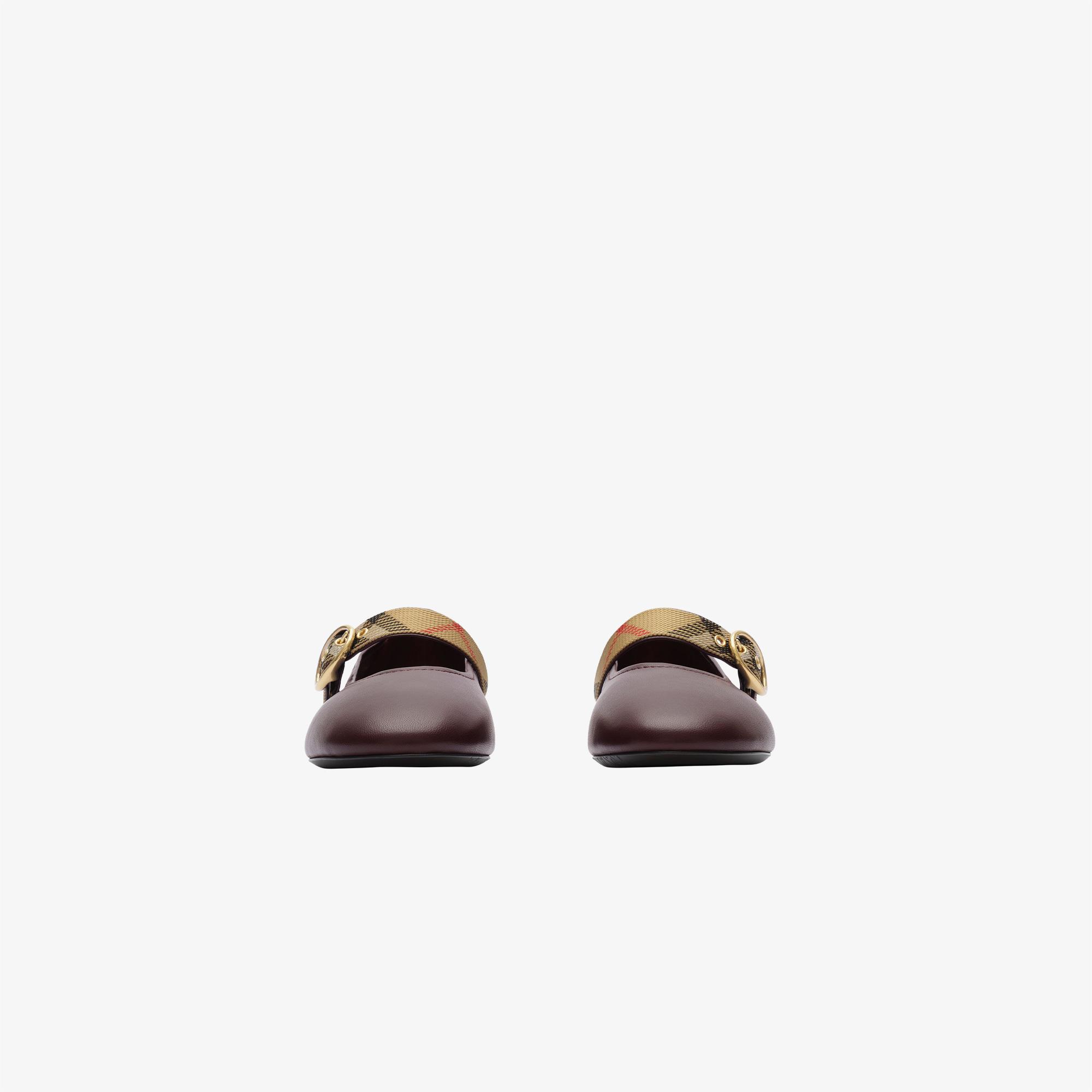Burberry Robin Kadın Bordo Klasik Ayakkabı