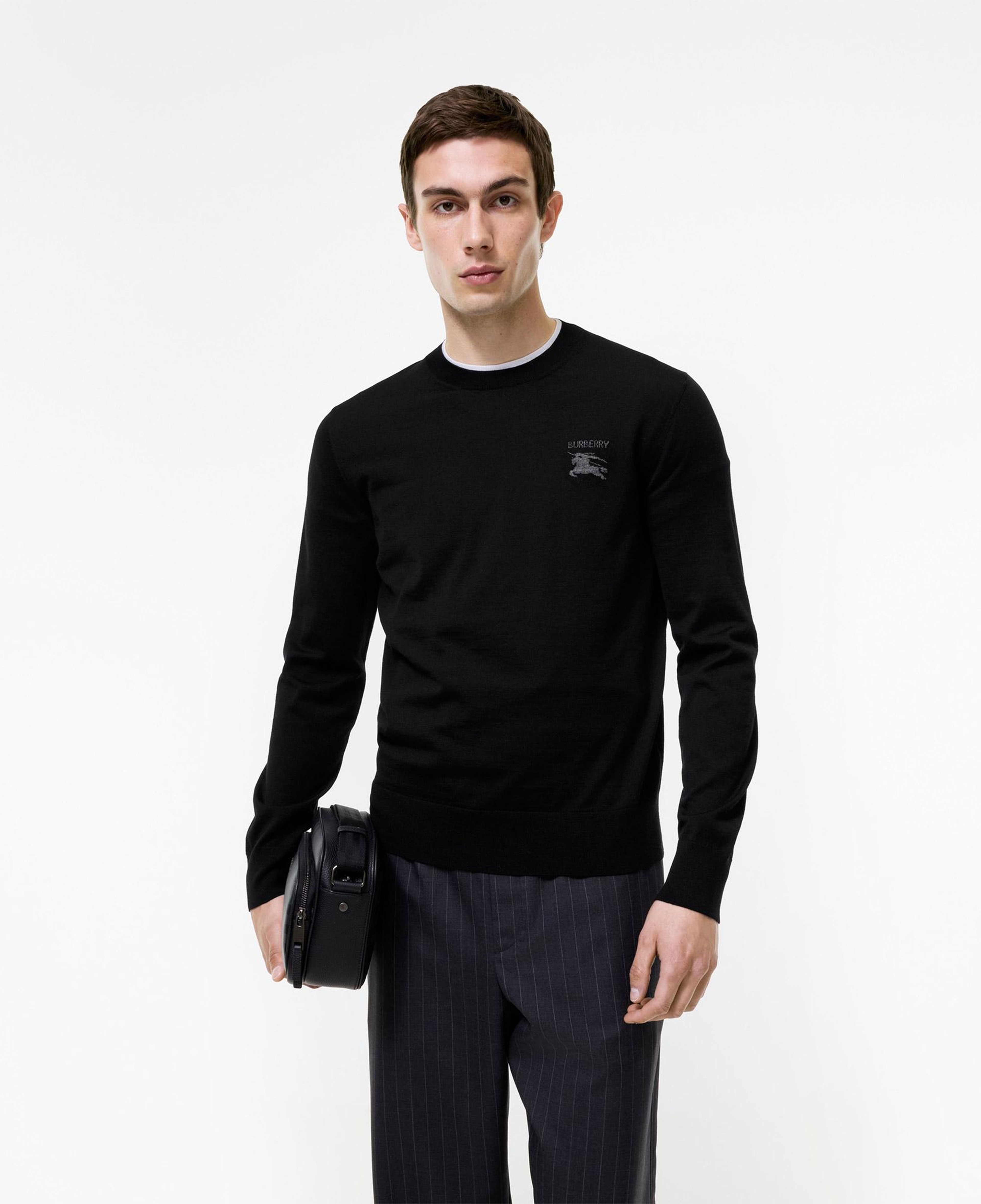 Burberry Easton Ekd Erkek Siyah Triko