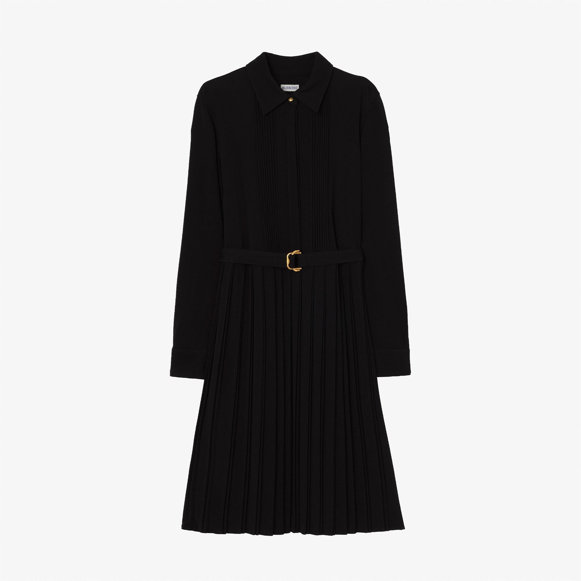 Burberry Cecilia Kadın Siyah Elbise