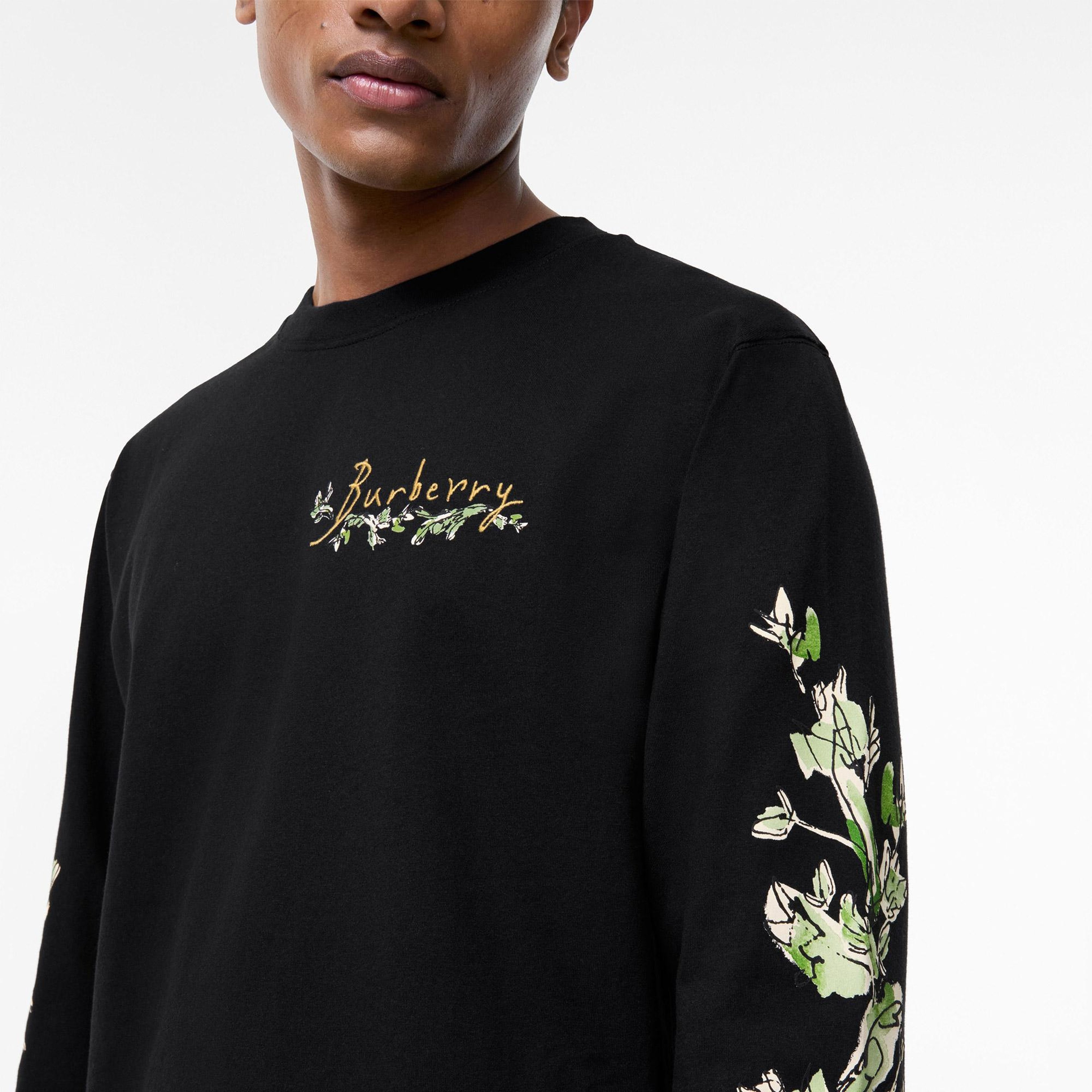 Burberry Ryan Tree Erkek Siyah T-Shirt