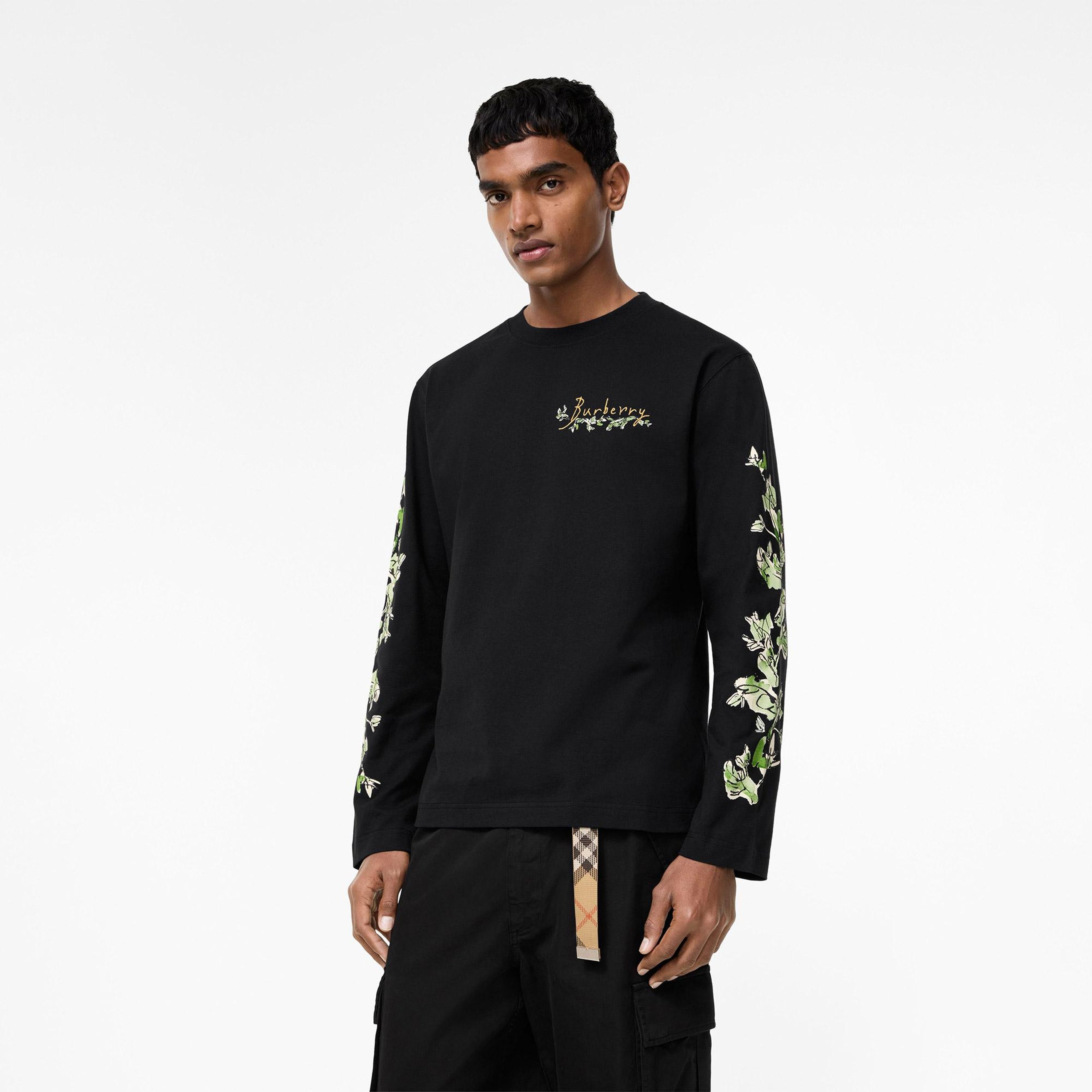 Burberry Ryan Tree Erkek Siyah T-Shirt