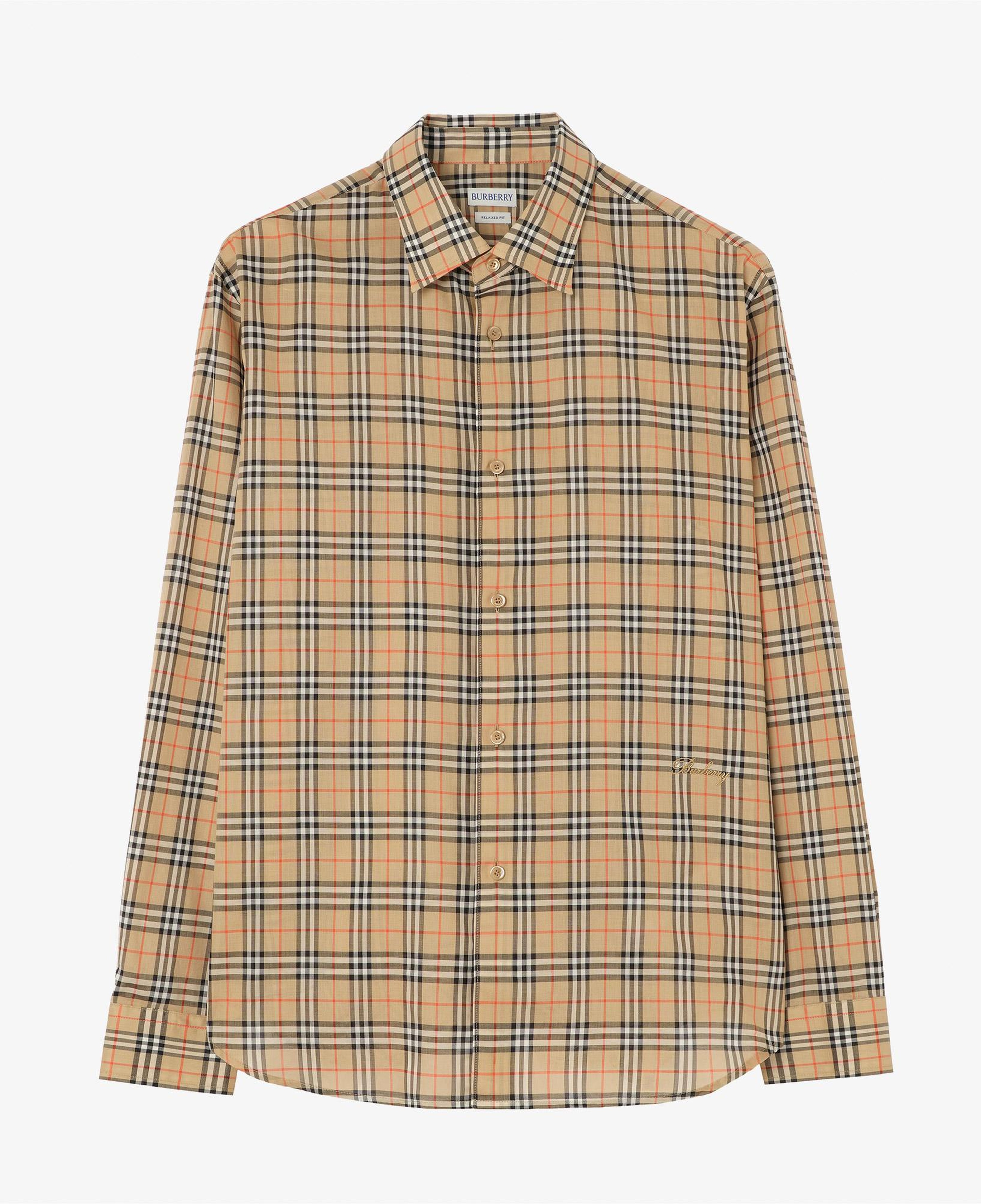Burberry Radmar Check Erkek Bej Gömlek