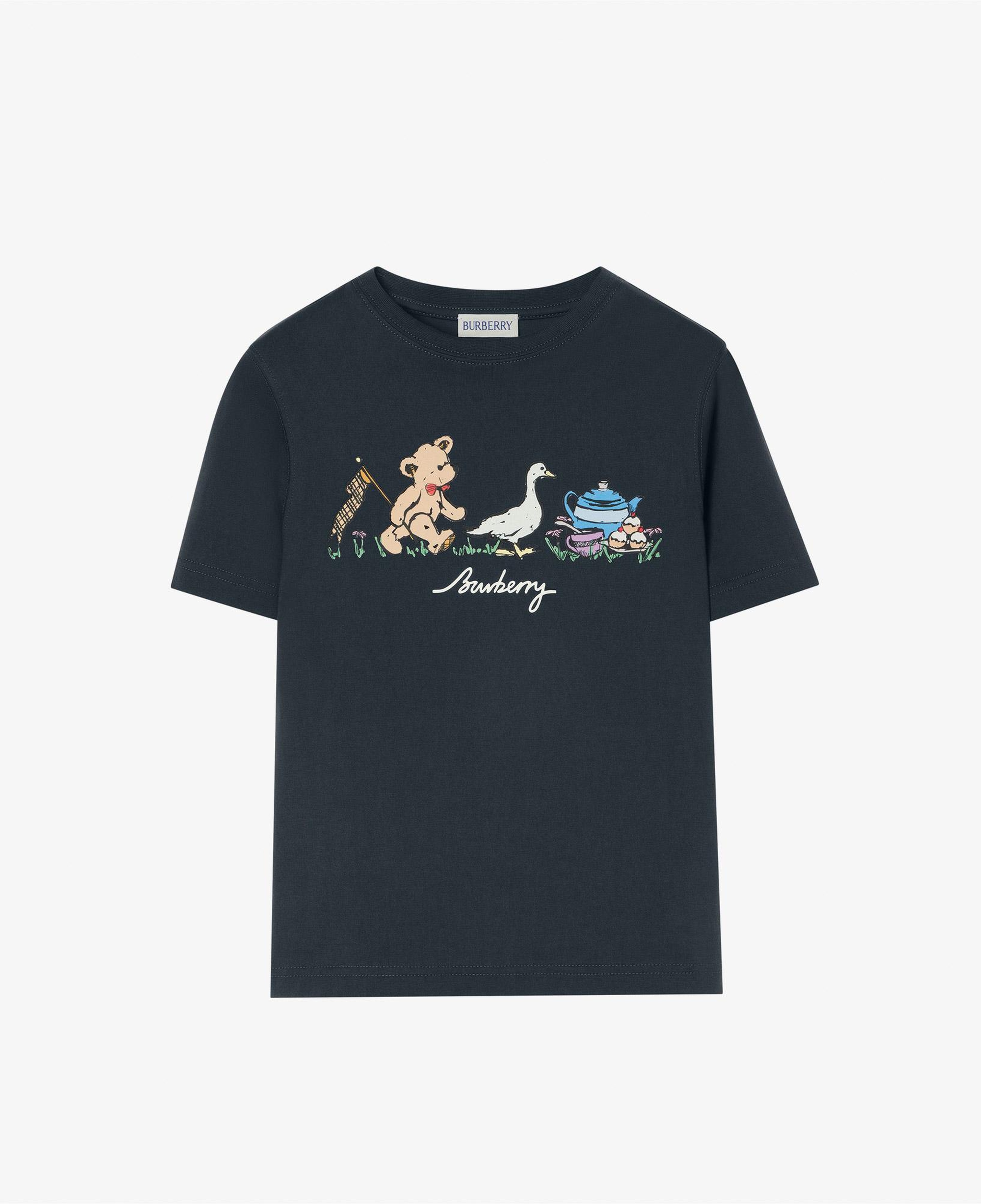 Burberry Cedar Tddy Party Çocuk Lacivert T-Shirt