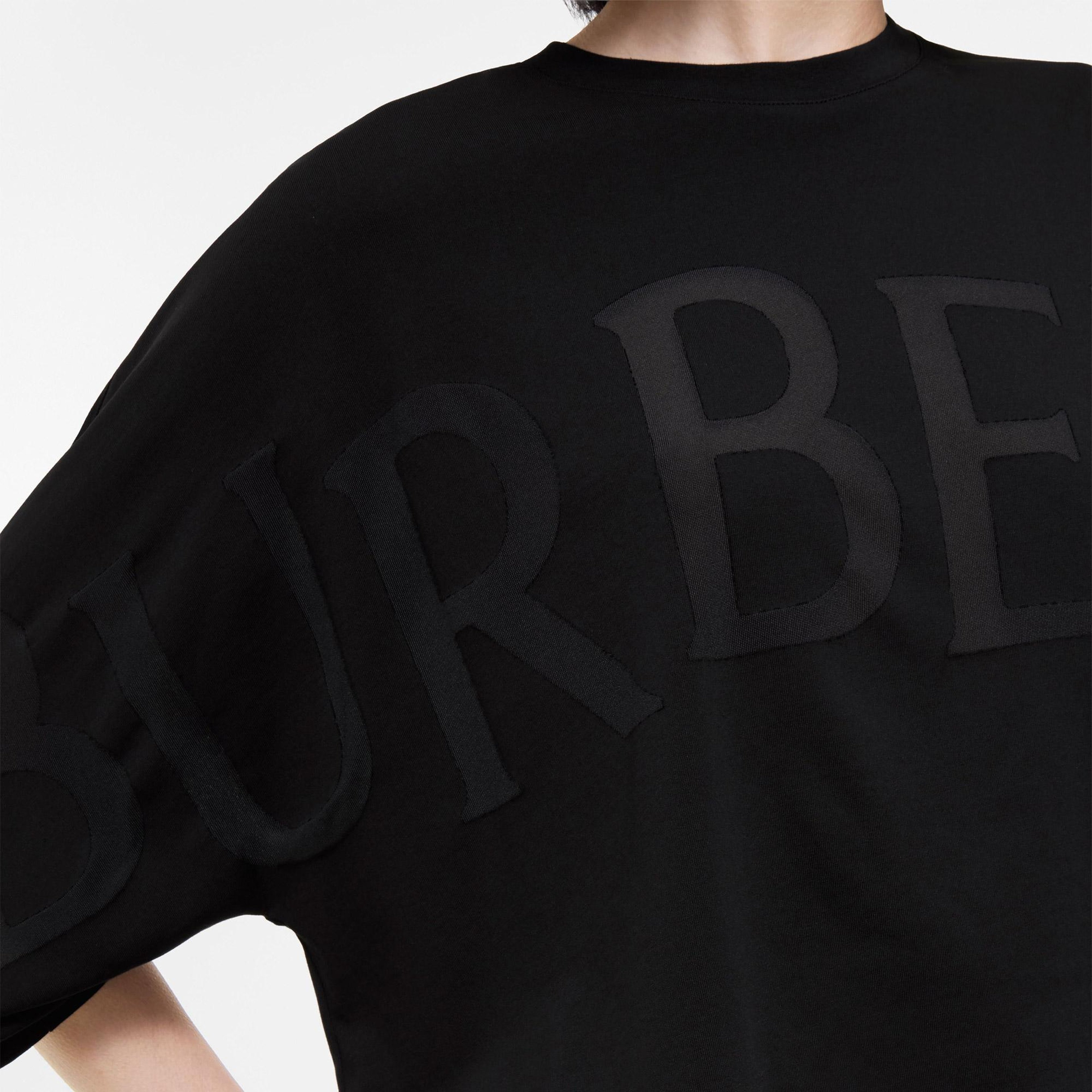 Burberry Carys Kadın Siyah T-Shirt