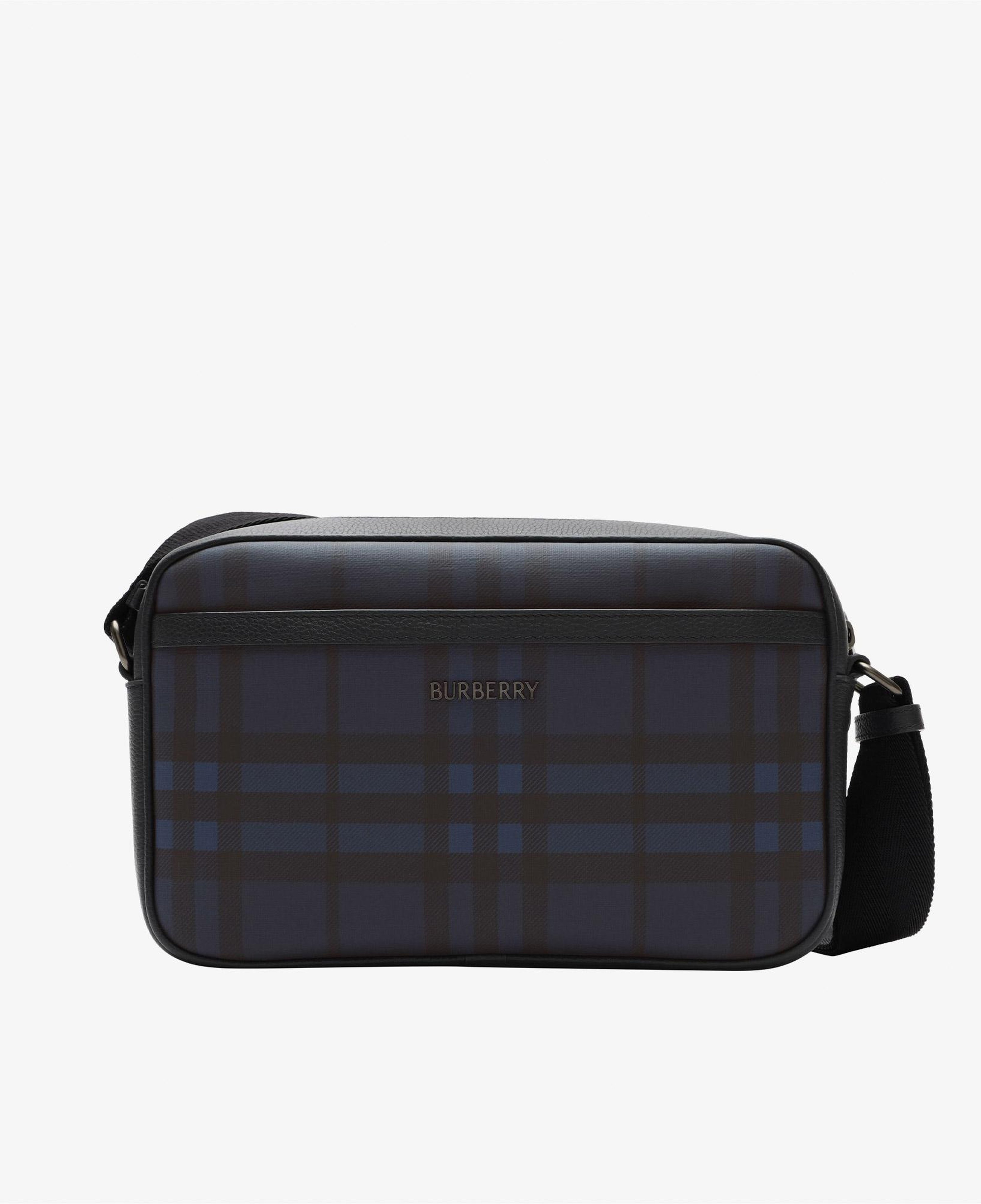 Burberry Flat Crossbody Bin Erkek Lacivert Omuz Çantası