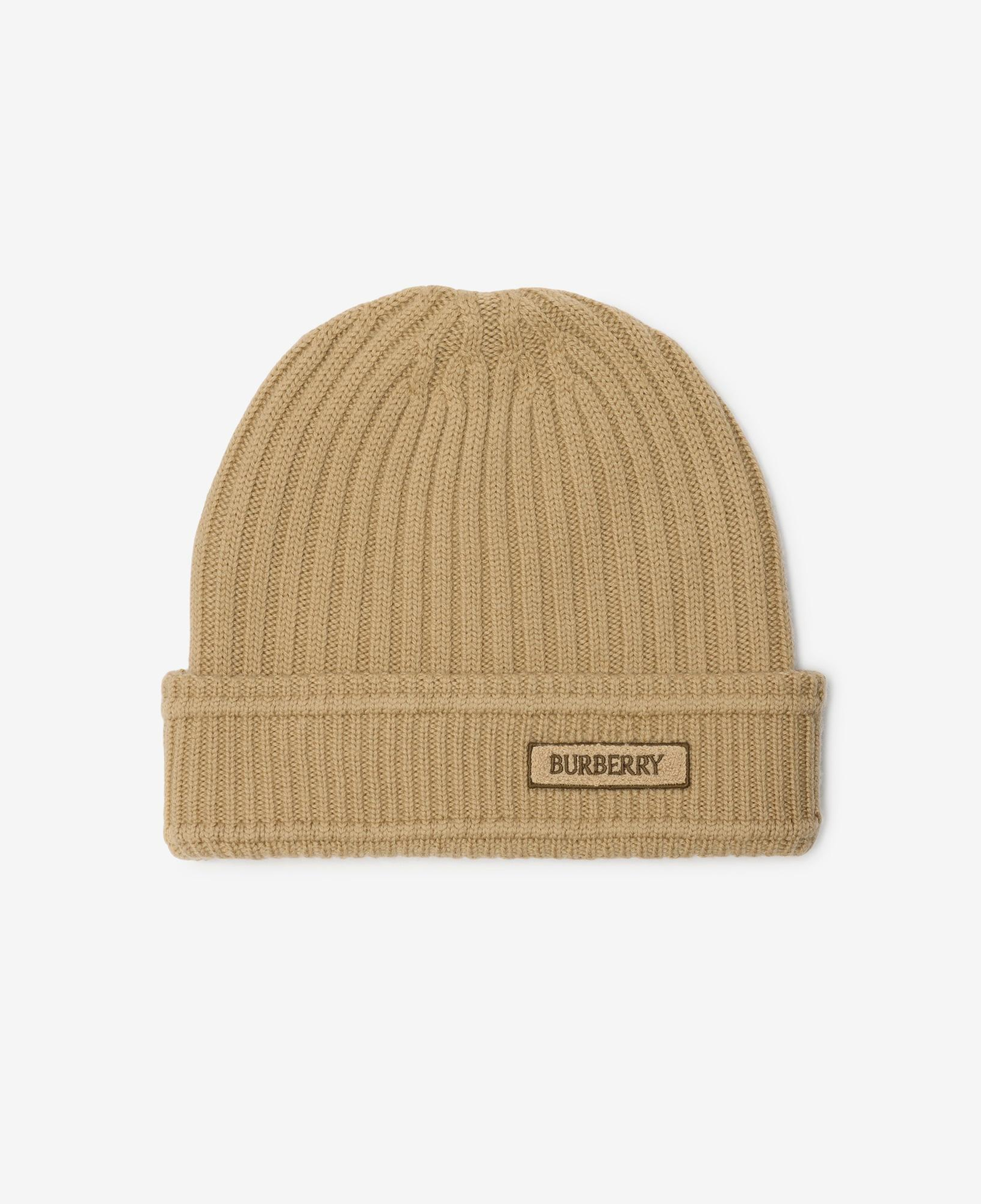 Burberry Logo Wool Erkek Bej Bere