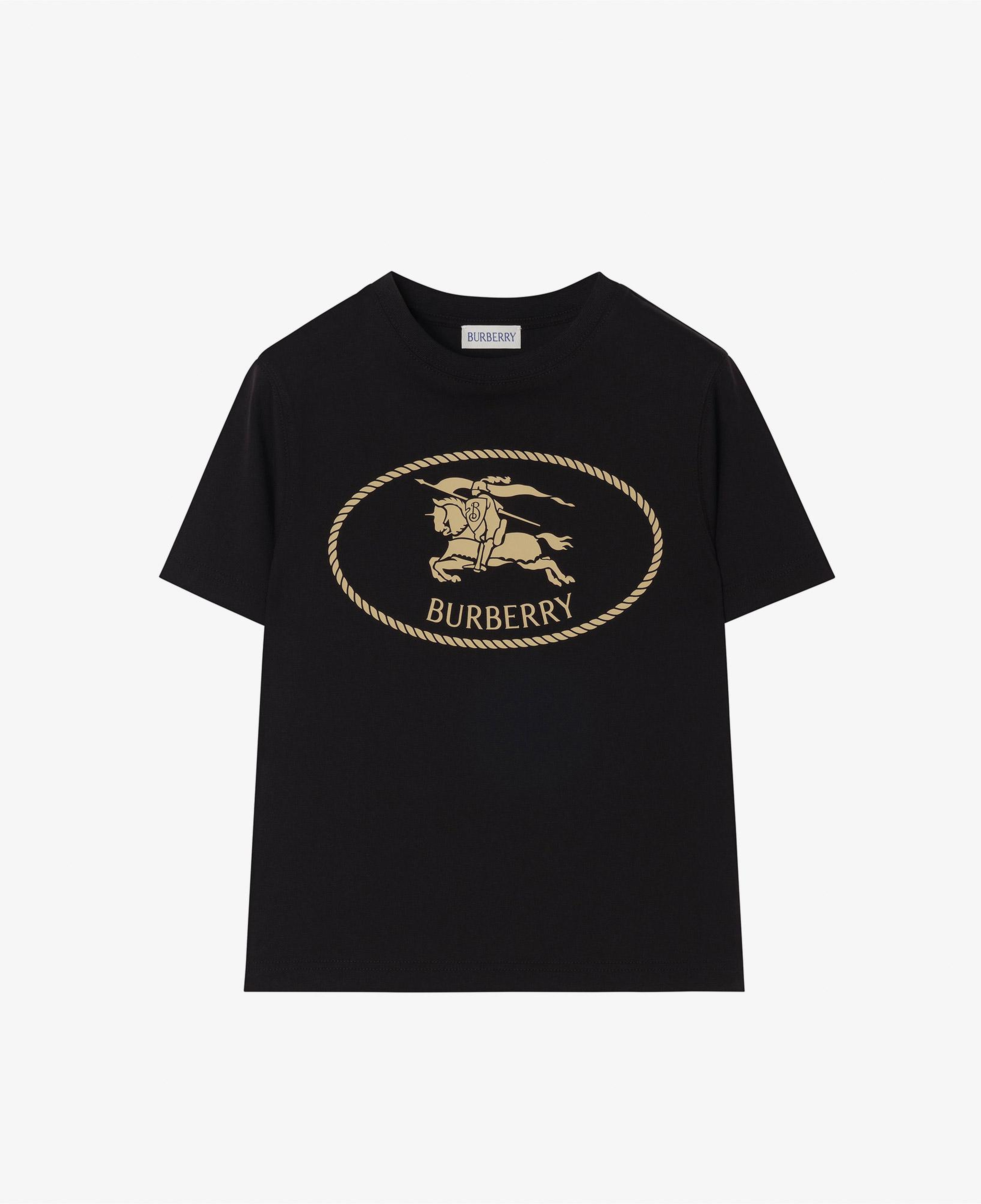 Burberry Cedar Crest Çocuk Siyah T-Shirt