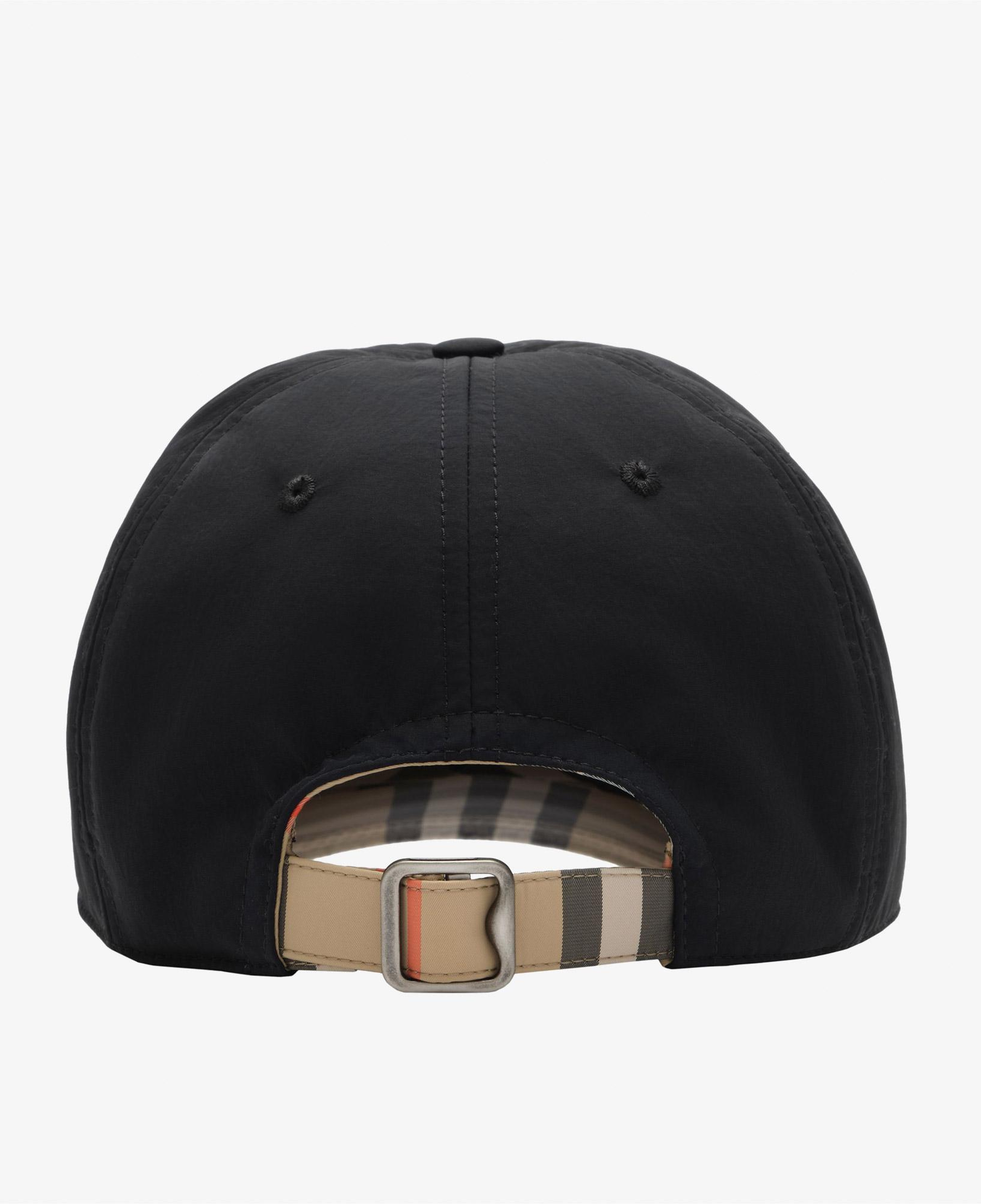 Burberry Nylon Check Erkek Siyah Şapka