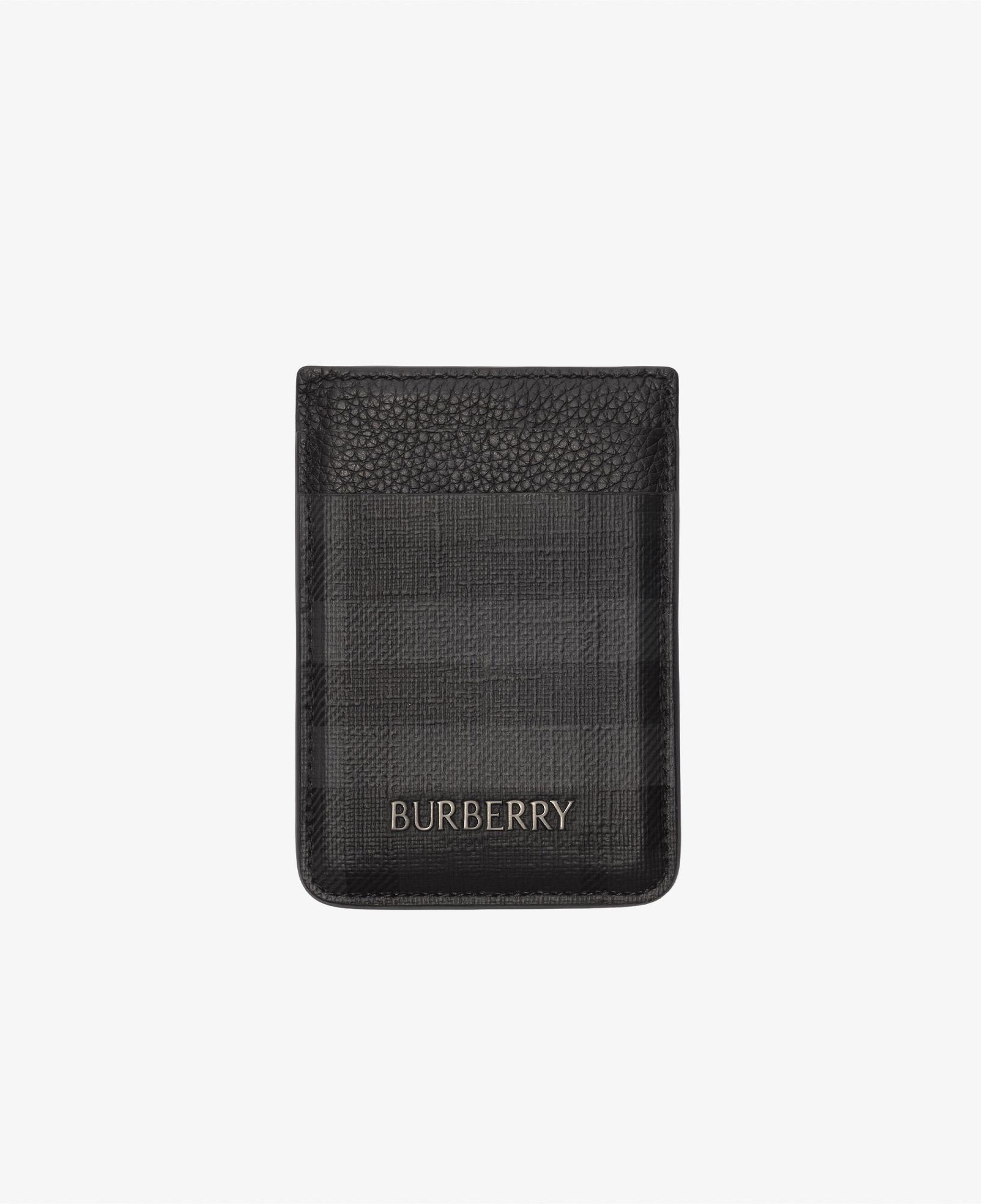 Burberry Magnetic Bin Erkek Antrasit Kartlık