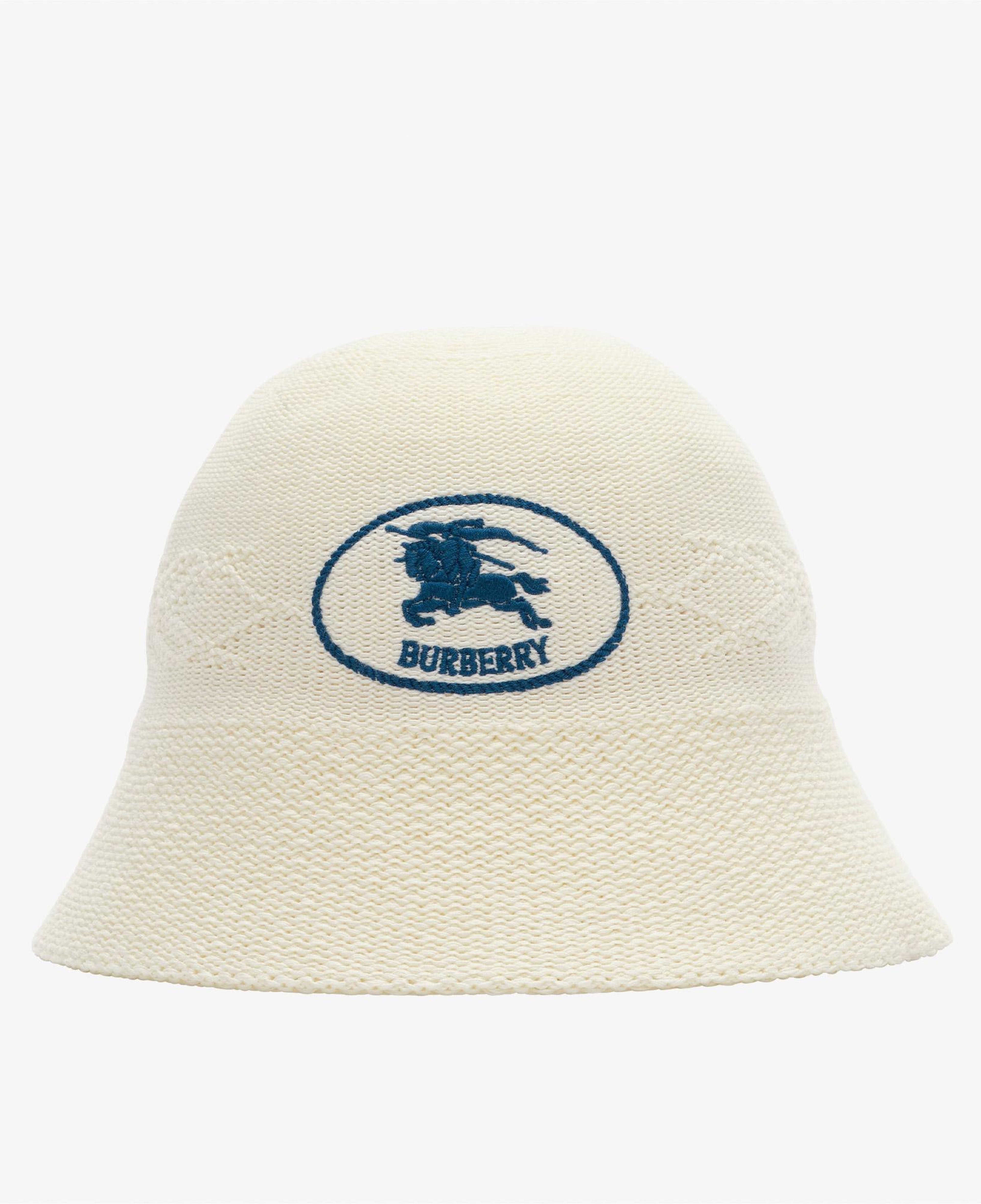 Burberry Knit Bucket Erkek Beyaz Şapka