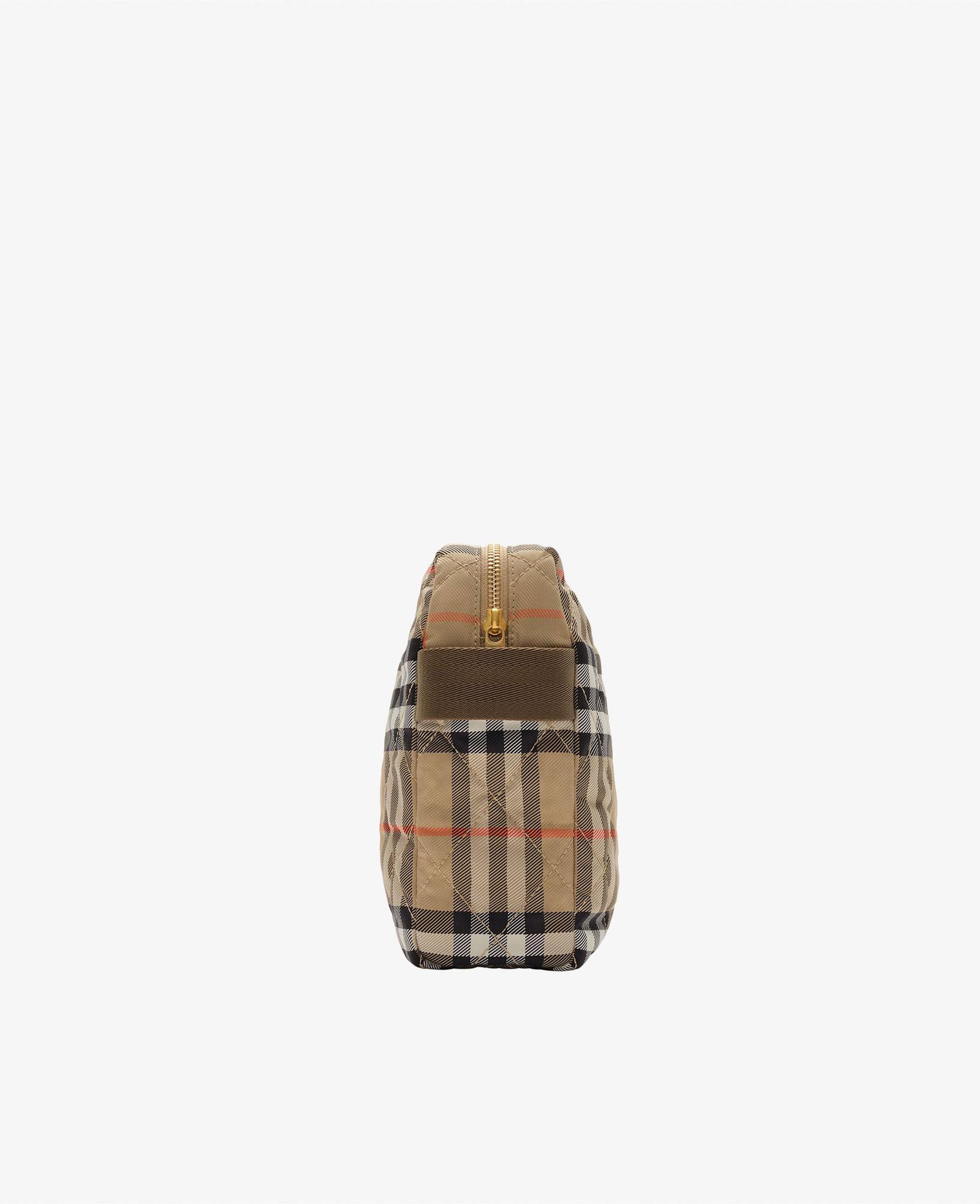 Burberry Check Cardiff Pouch Çocuk Bej El Çantası