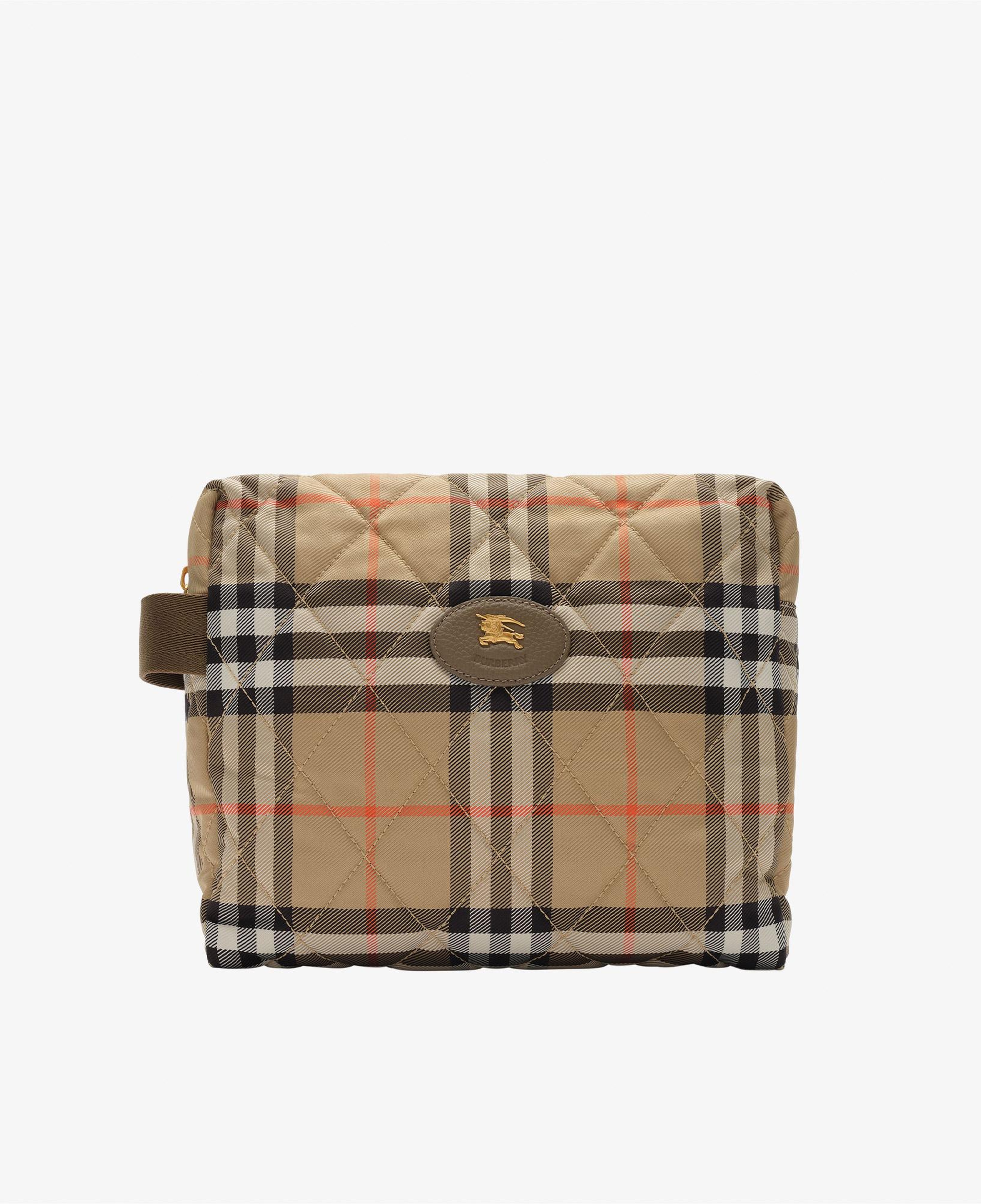 Burberry Check Cardiff Pouch Çocuk Bej El Çantası