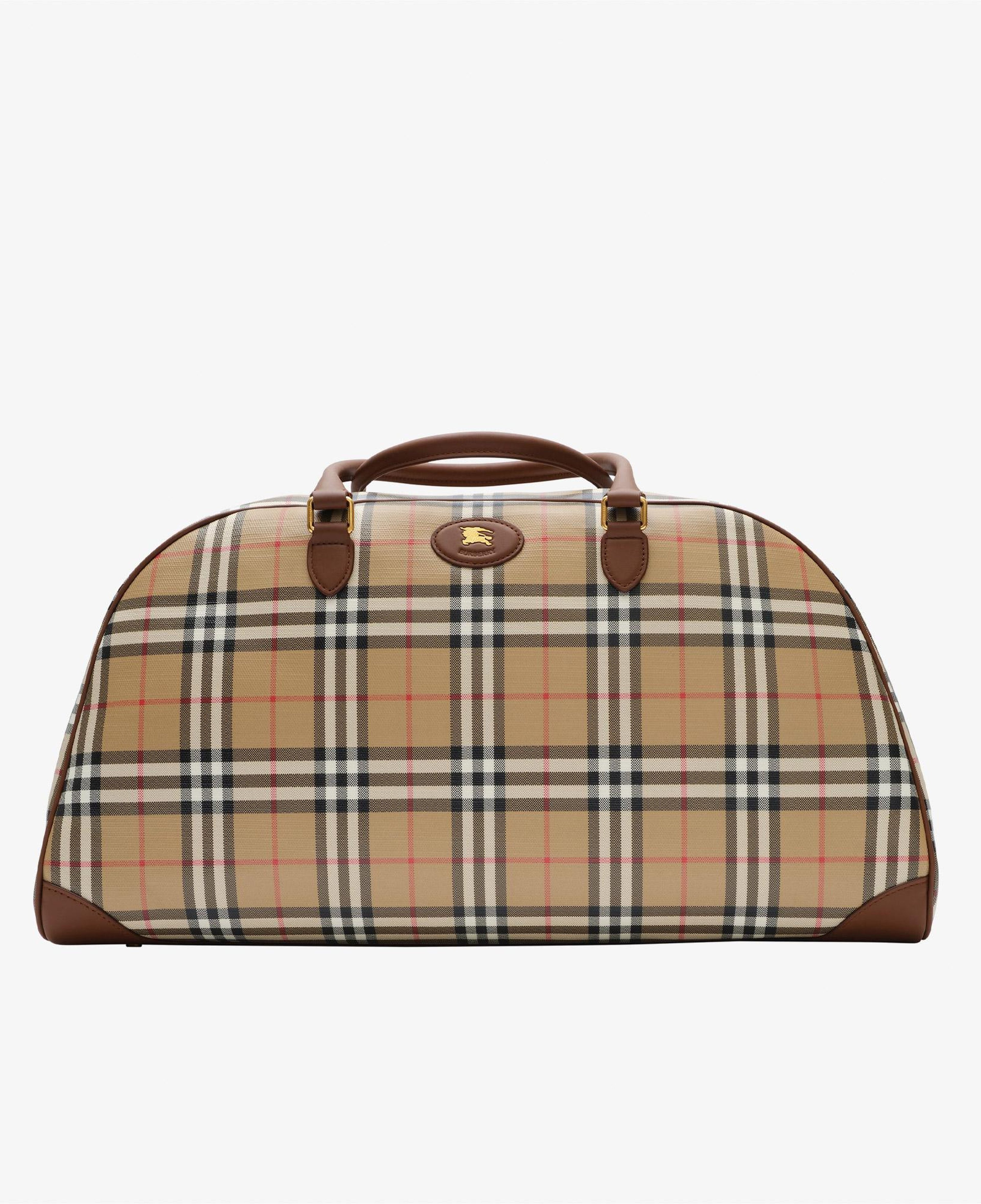 Burberry Holdall Soft Vintage Bin Erkek Bej Bavul
