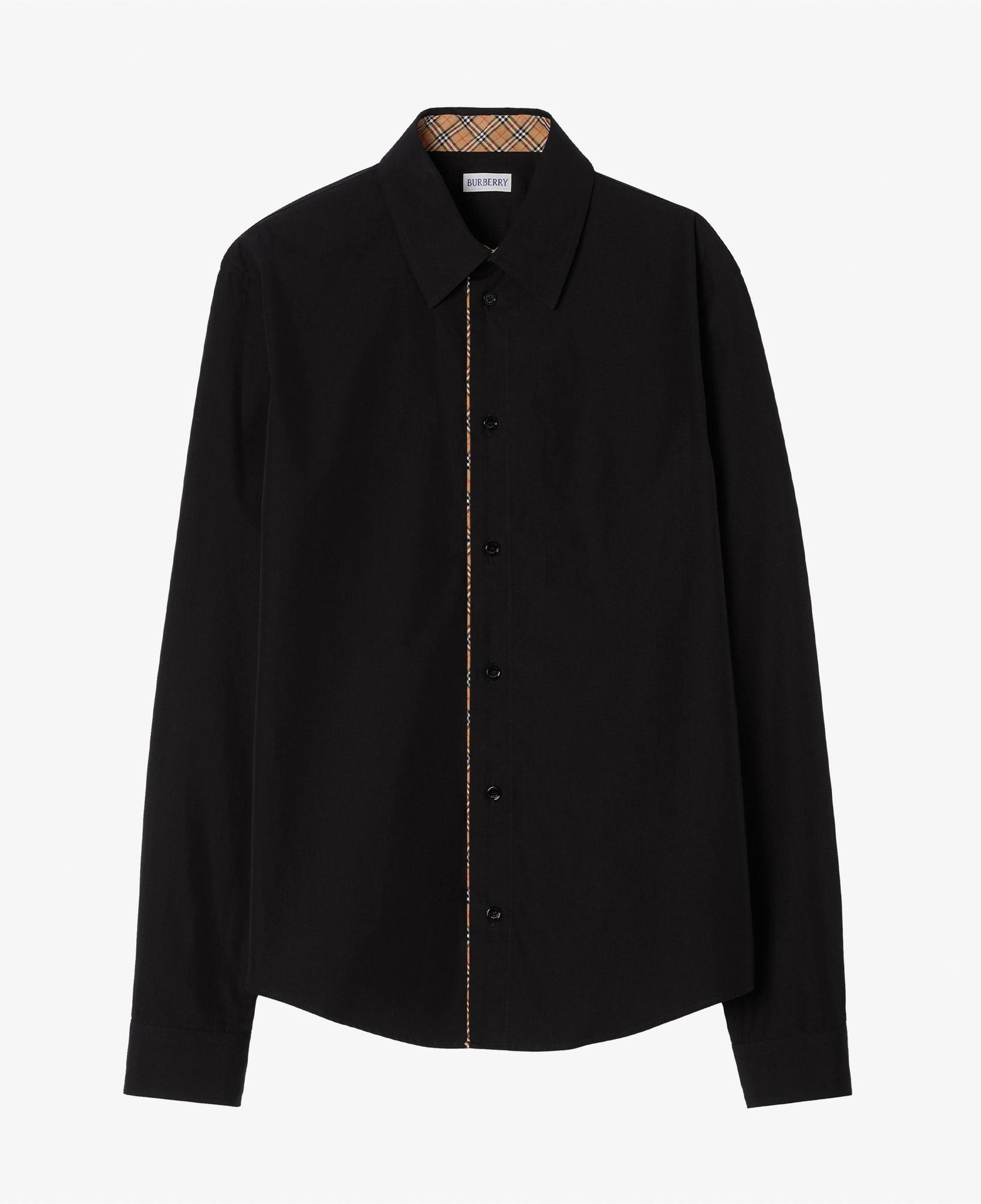 Burberry Sam Check Erkek Siyah Gömlek