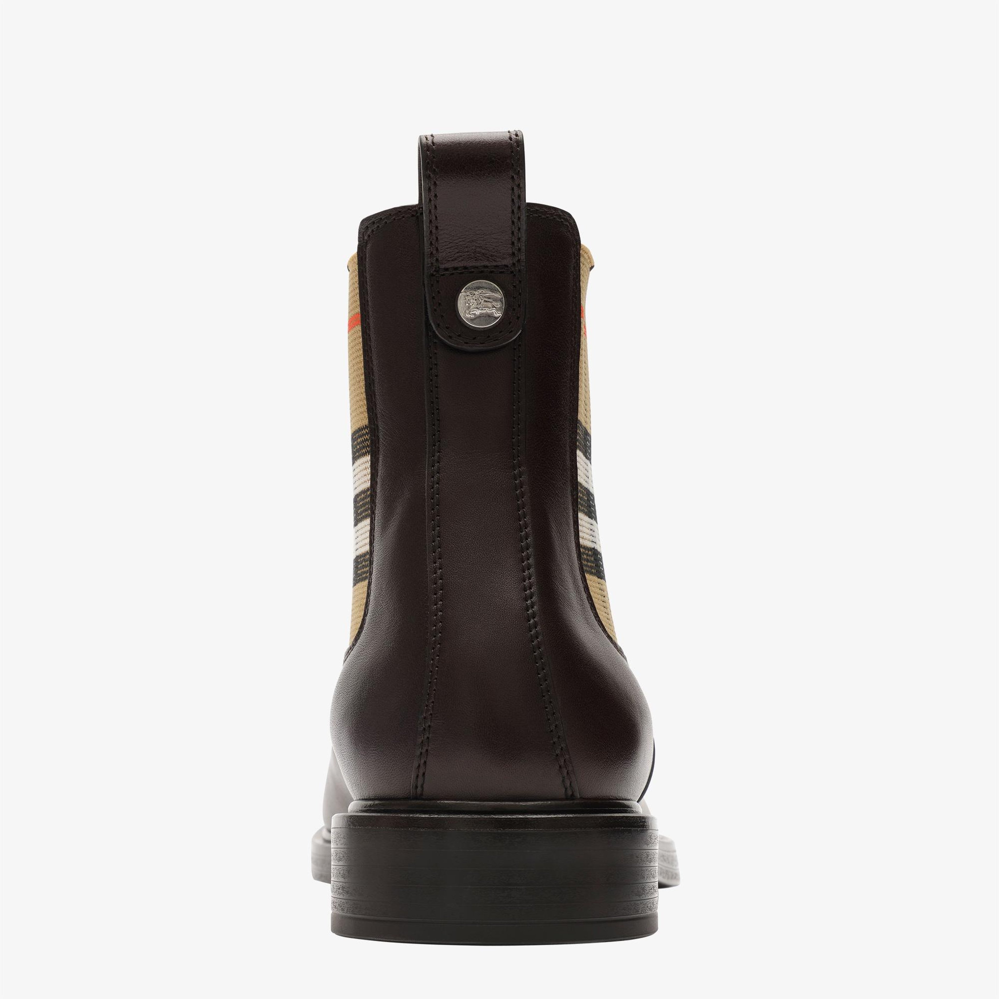 Burberry Pembroke Boot Erkek Kahverengi Bot