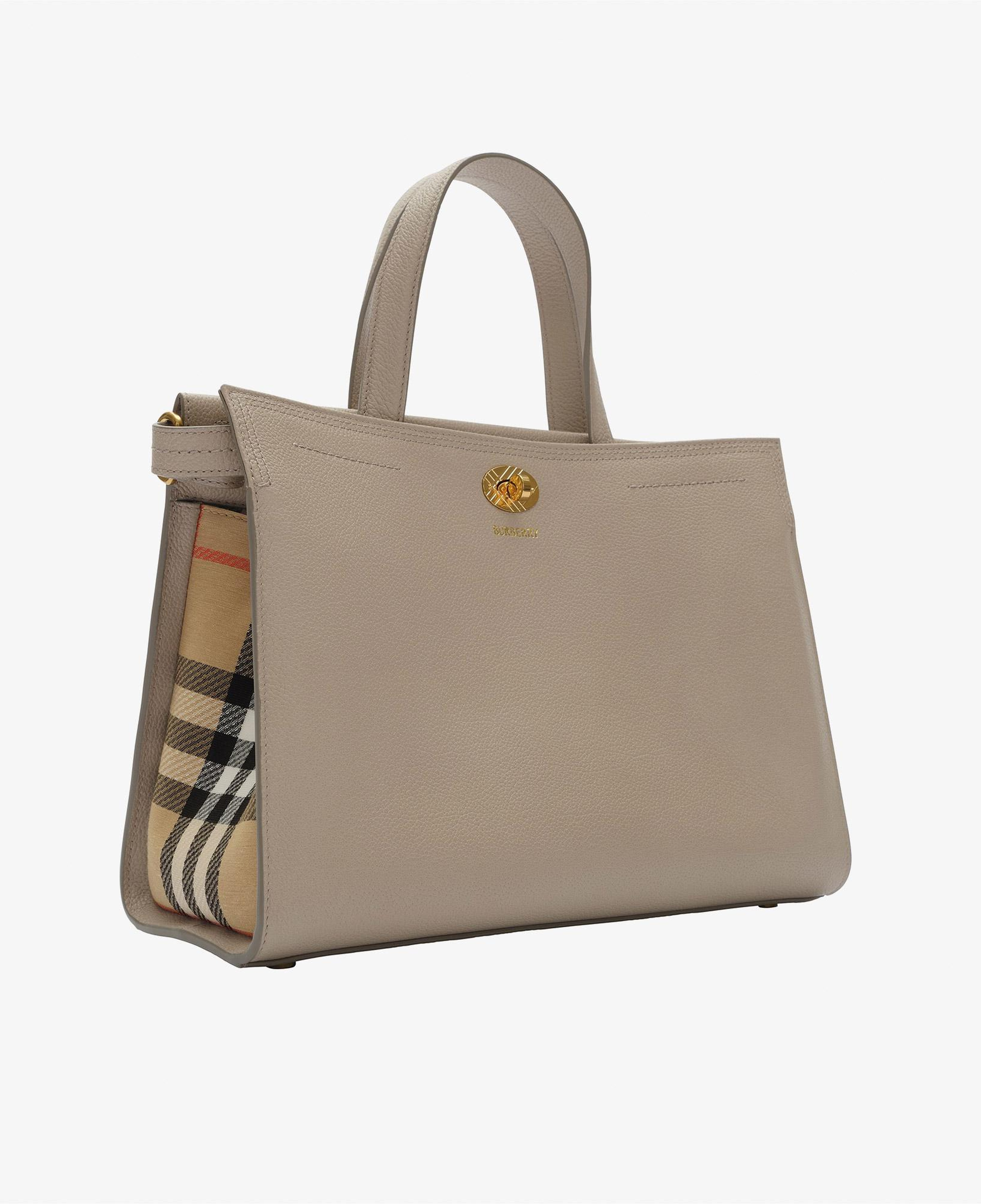Burberry Cotswolds Check Kadın Krem Omuz Çantası