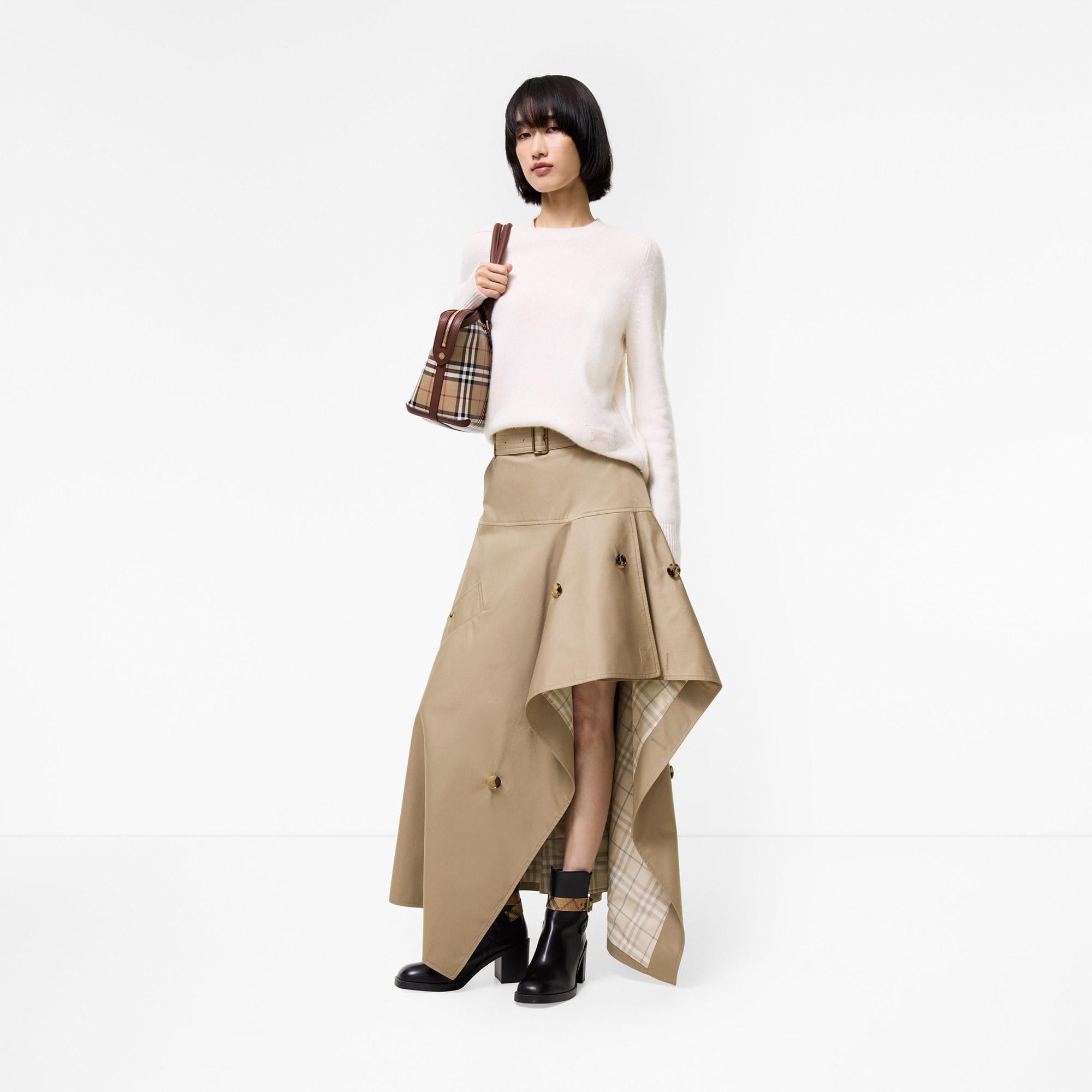 Burberry Heather Kadın Bej Etek