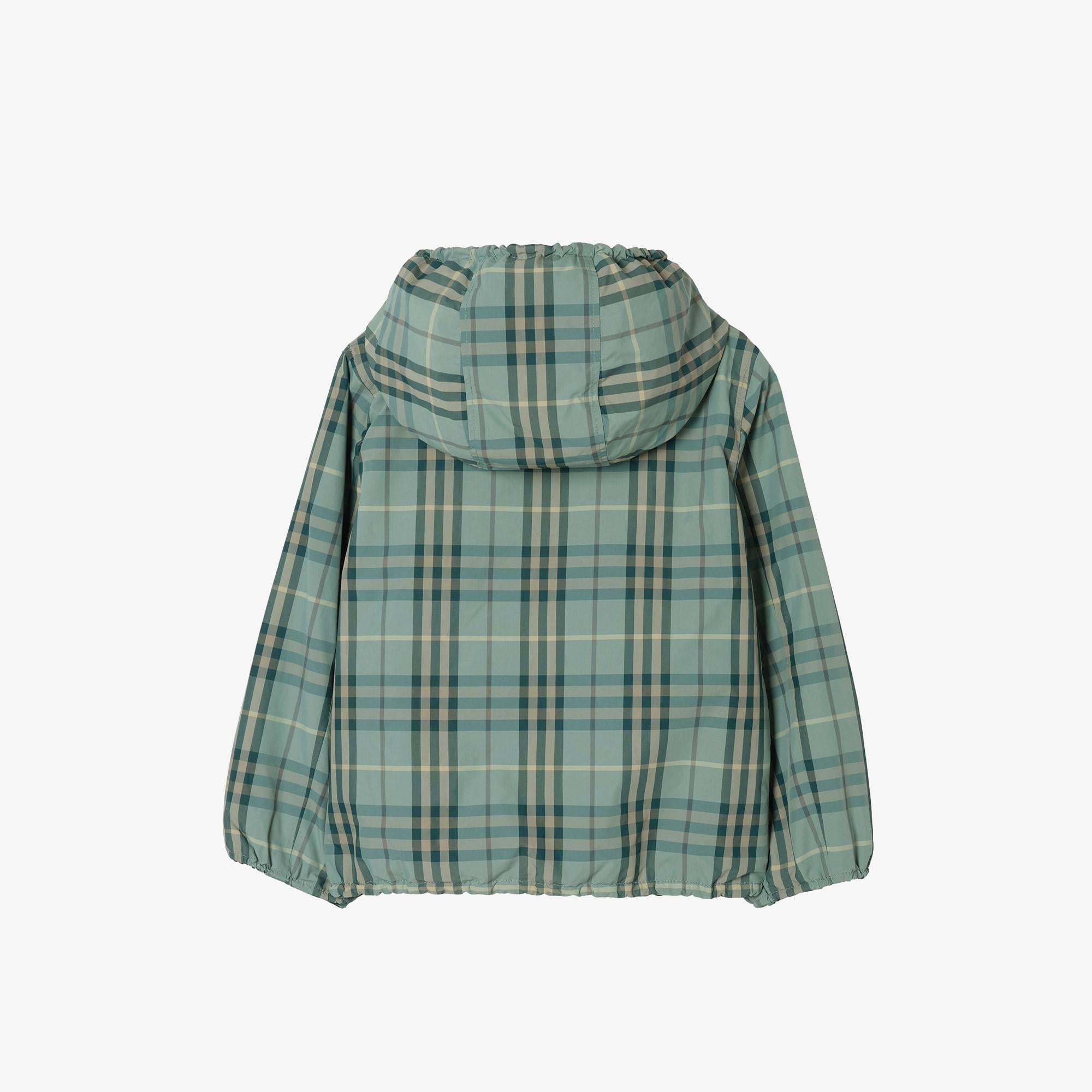 Burberry Reece Chck Çocuk Yeşil Mont