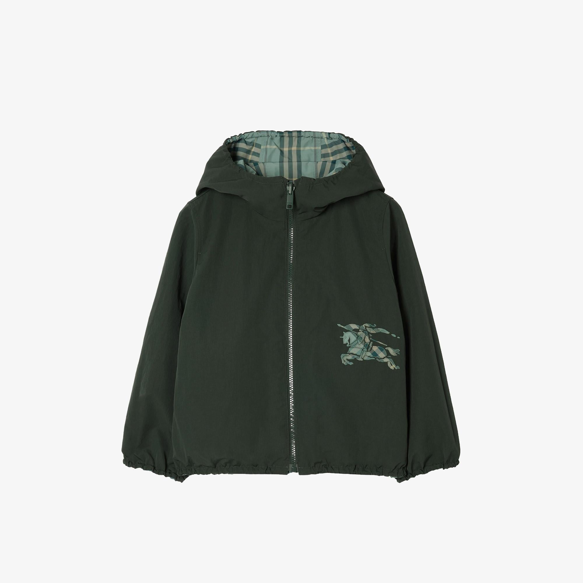 Burberry Reece Chck Çocuk Yeşil Mont