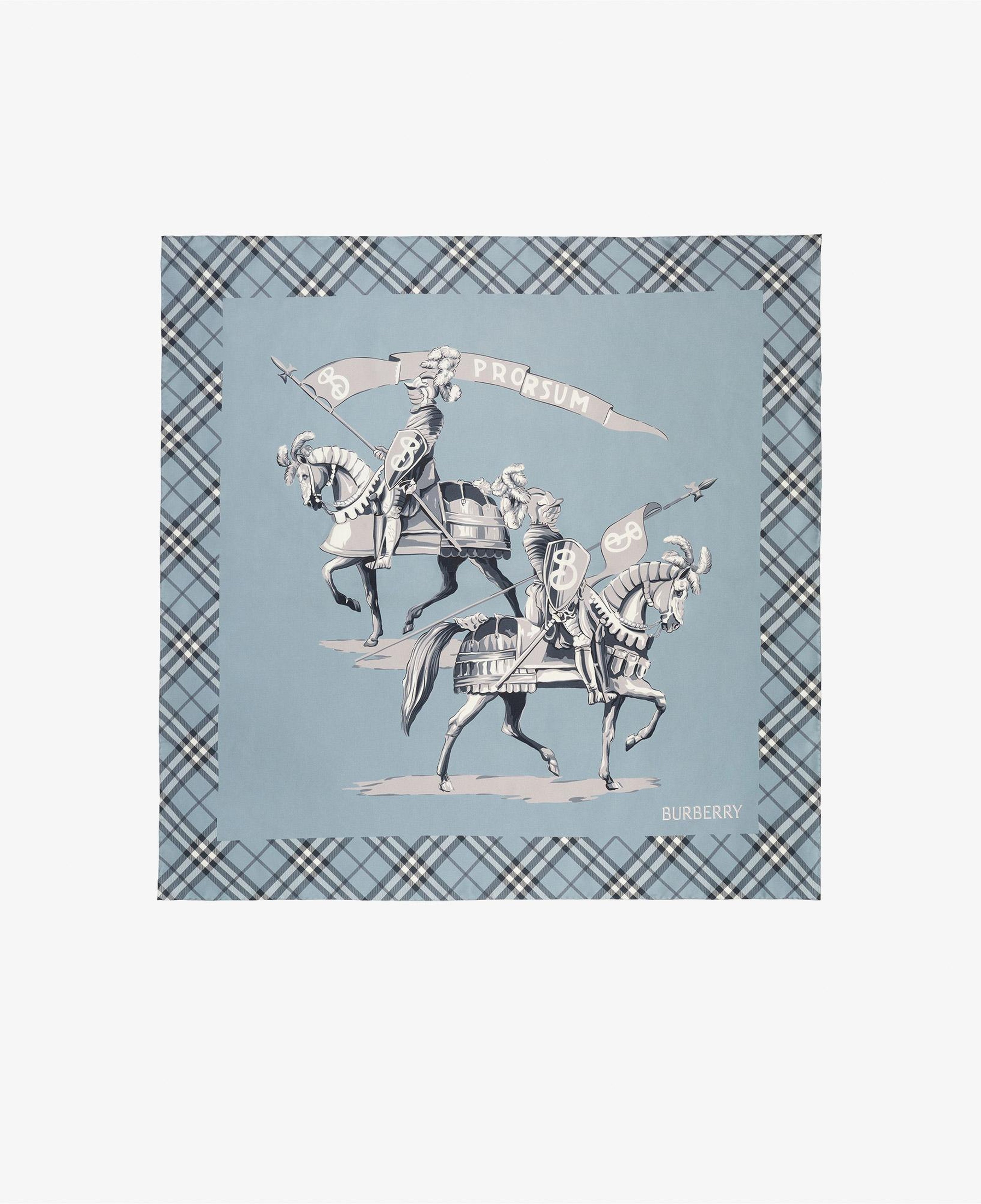 Burberry Horseman Kadın Mavi Eşarp