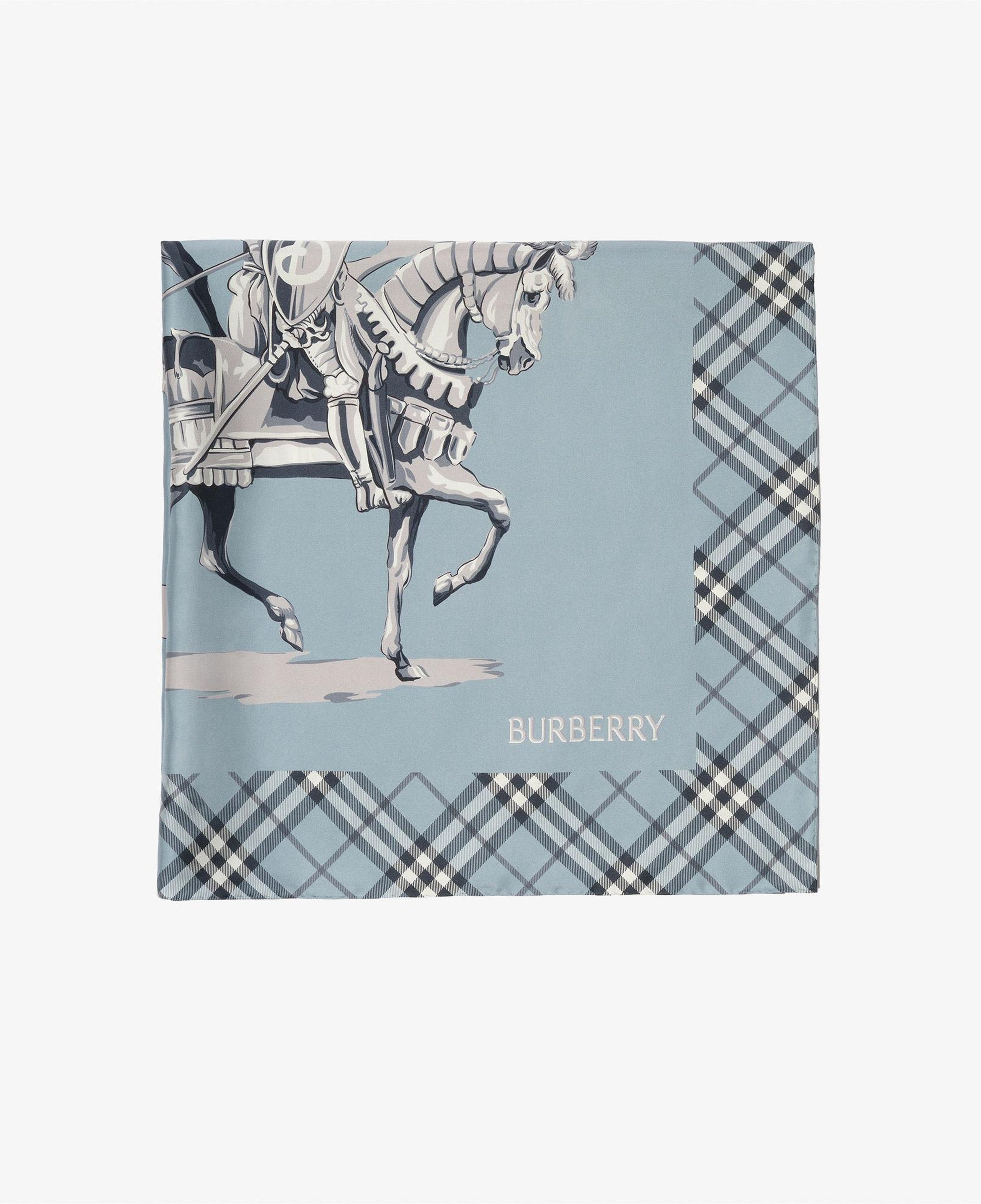 Burberry Horseman Kadın Mavi Eşarp