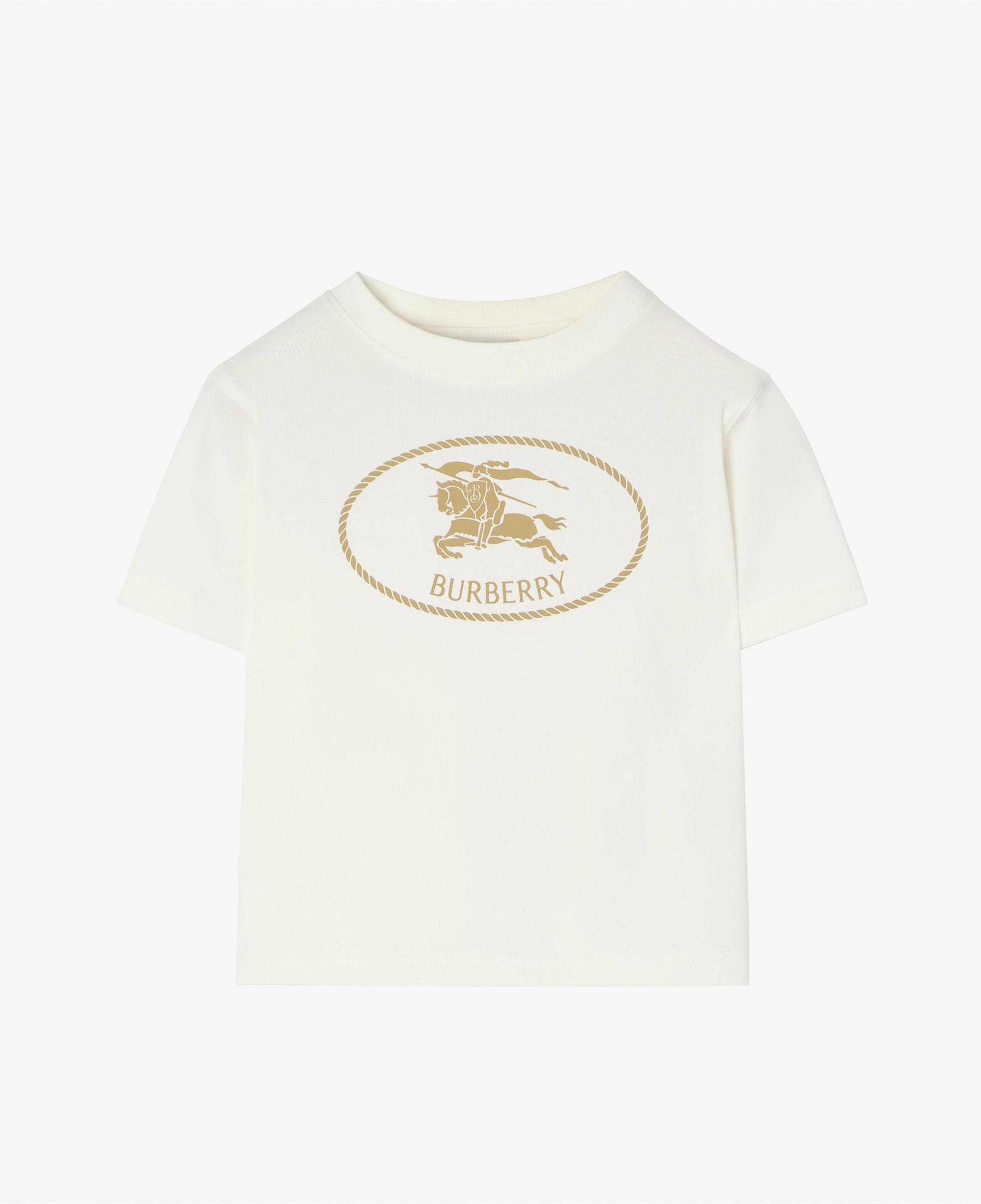 Burberry Cedar Crest Çocuk Beyaz T-Shirt