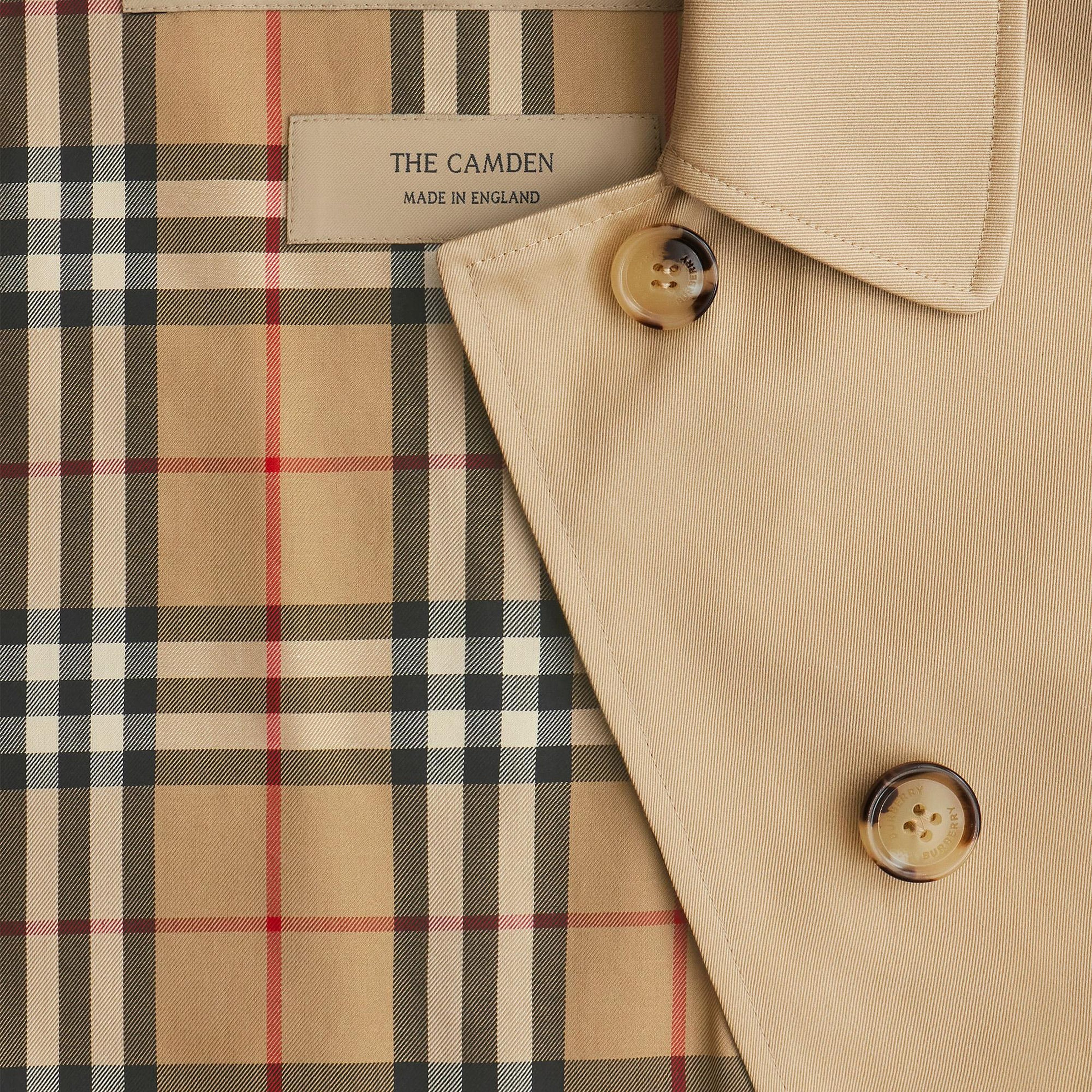 Burberry Mid-length Camden Heritage Kadın Bej Pardesü