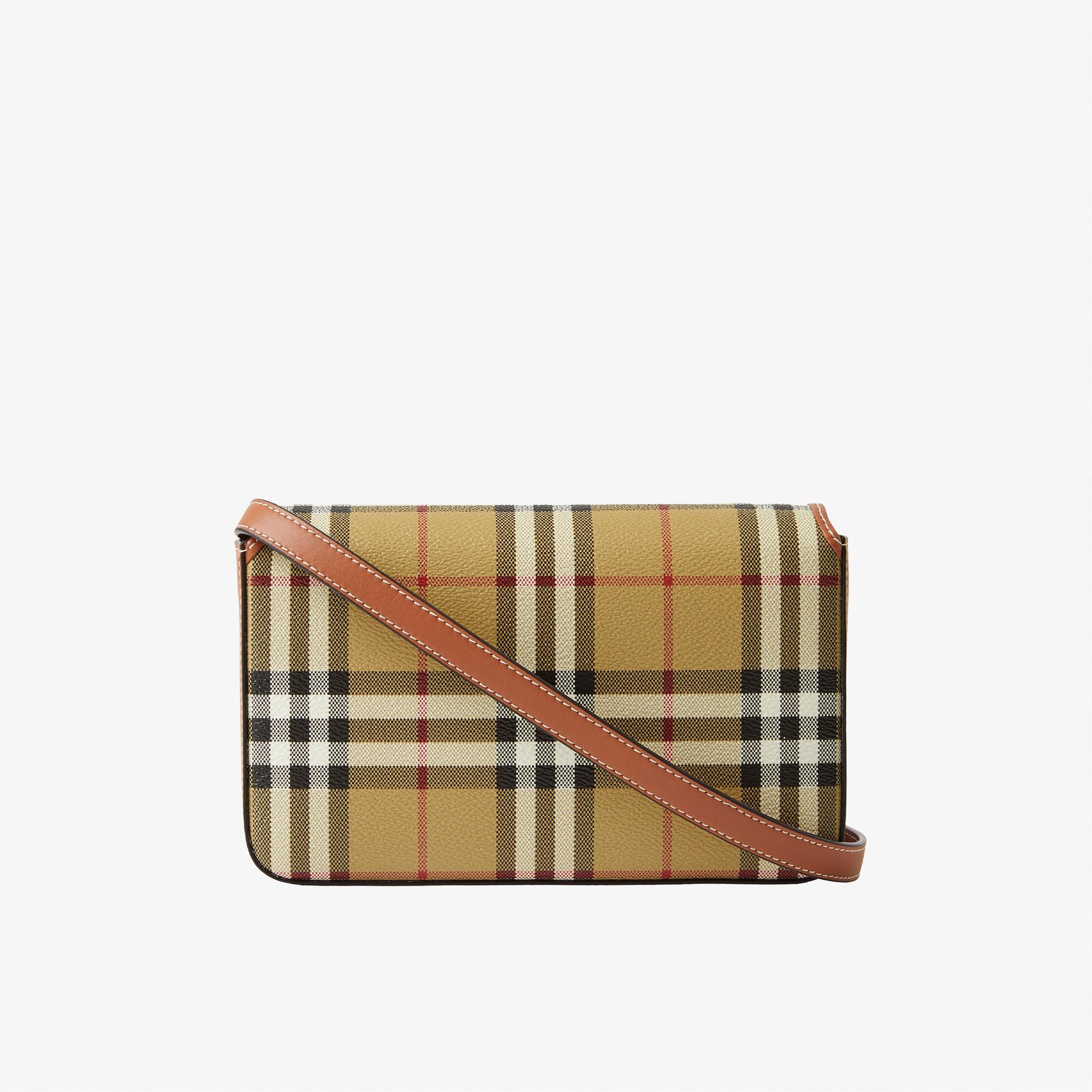 Burberry Hampshire Kadın Bej Omuz Çantası