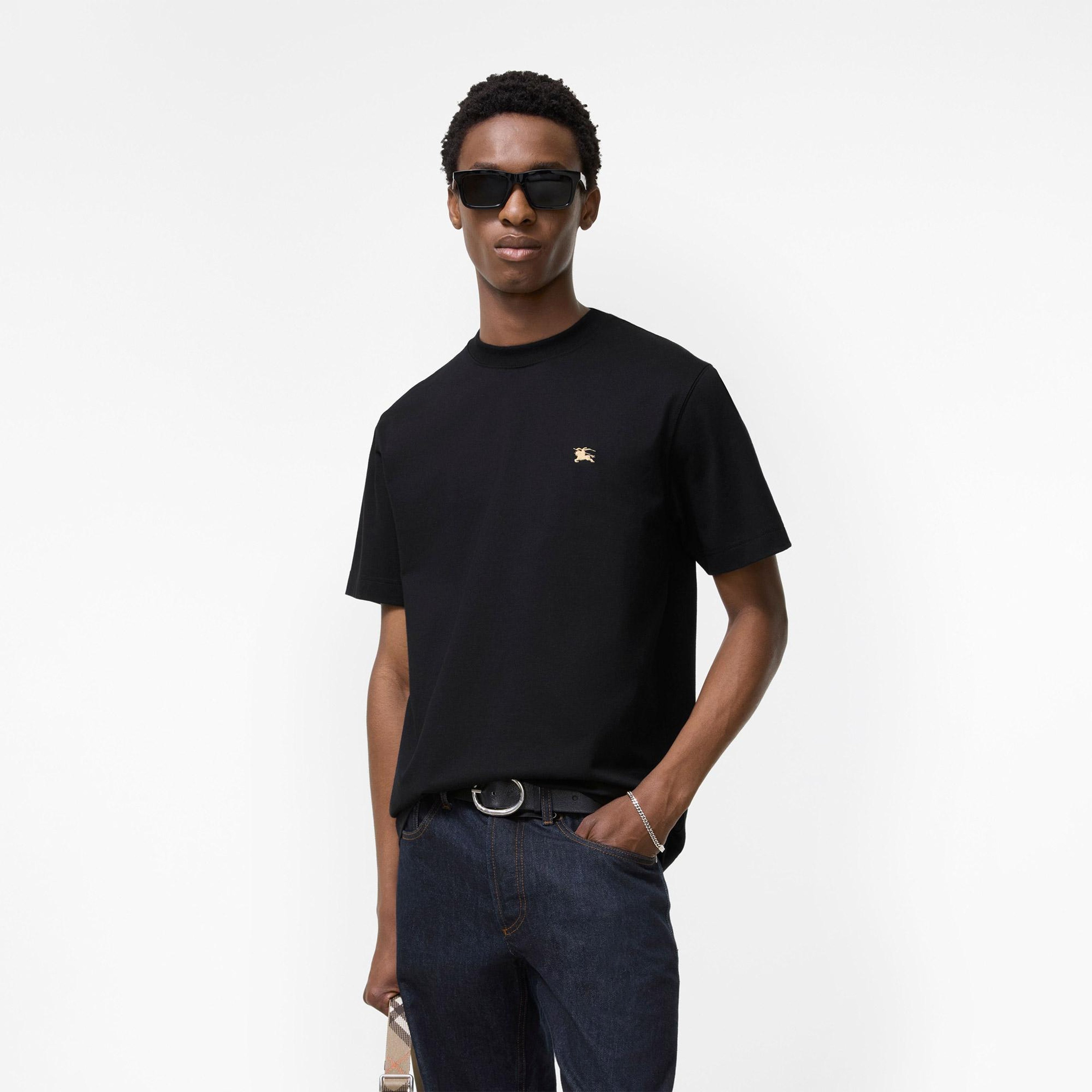 Burberry Seth Bnt Erkek Siyah T-Shirt