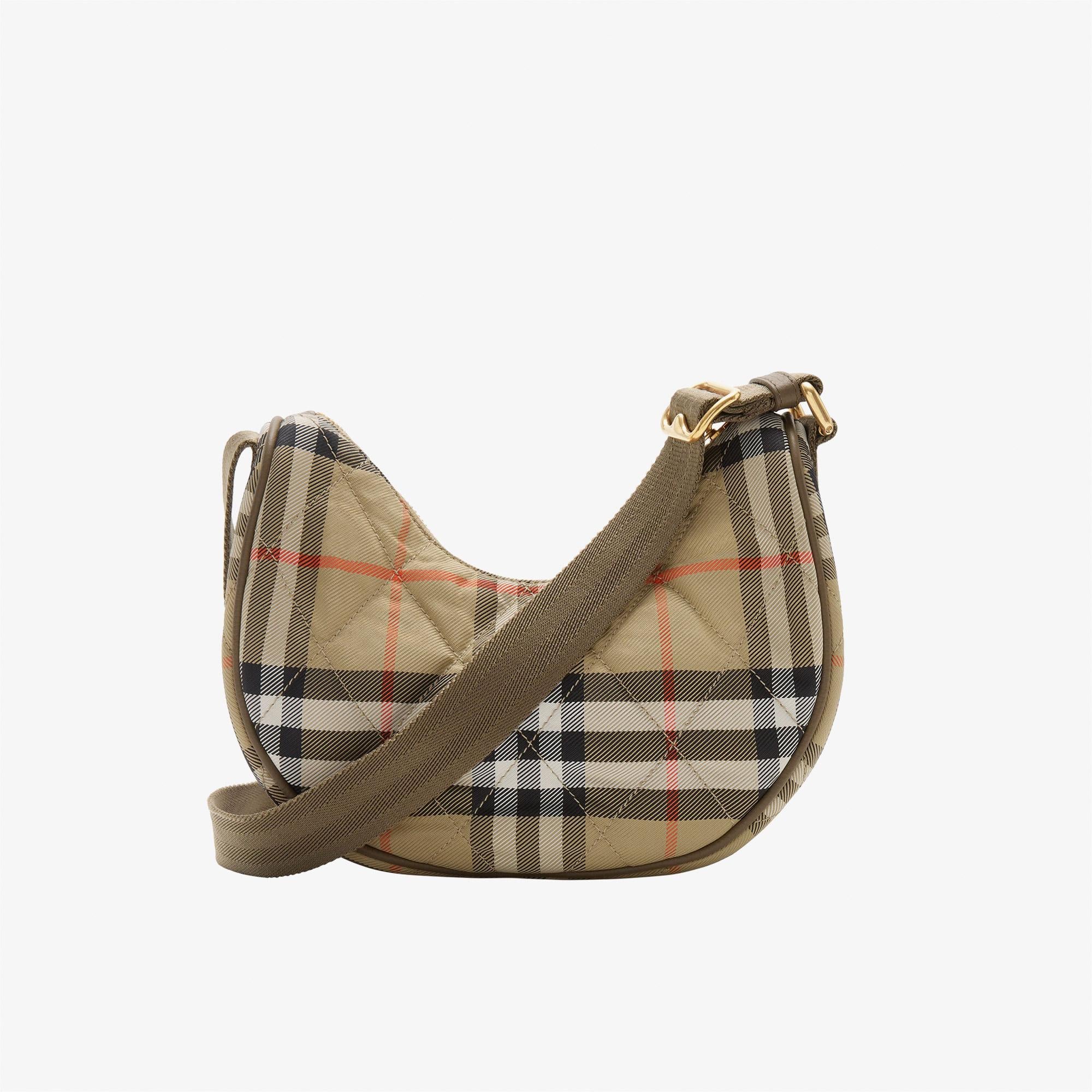 Burberry Horseshoe Crossbody Kadın Bej Omuz Çantası
