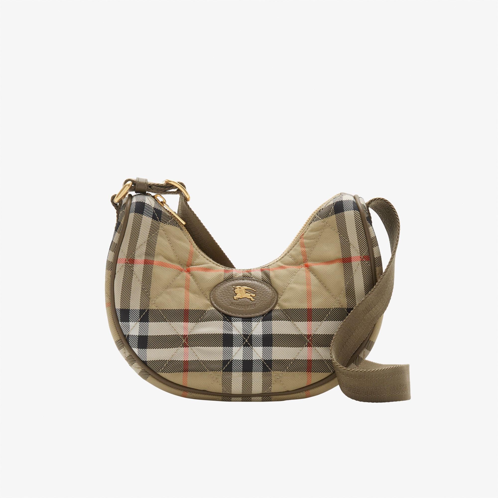Burberry Horseshoe Crossbody Kadın Bej Omuz Çantası