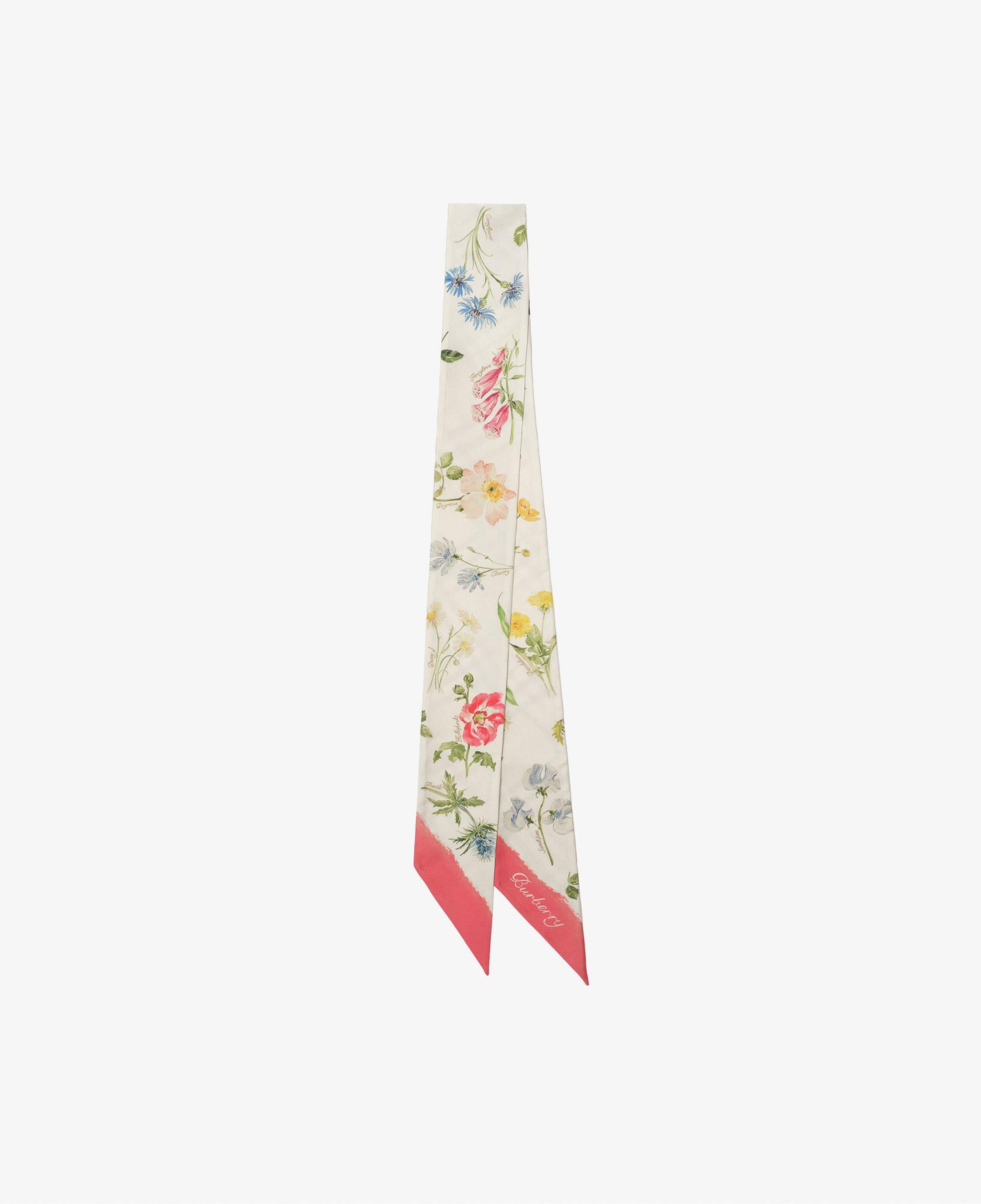 Burberry 180X8 Blooms Of Brit Kadın Kahverengi Eşarp