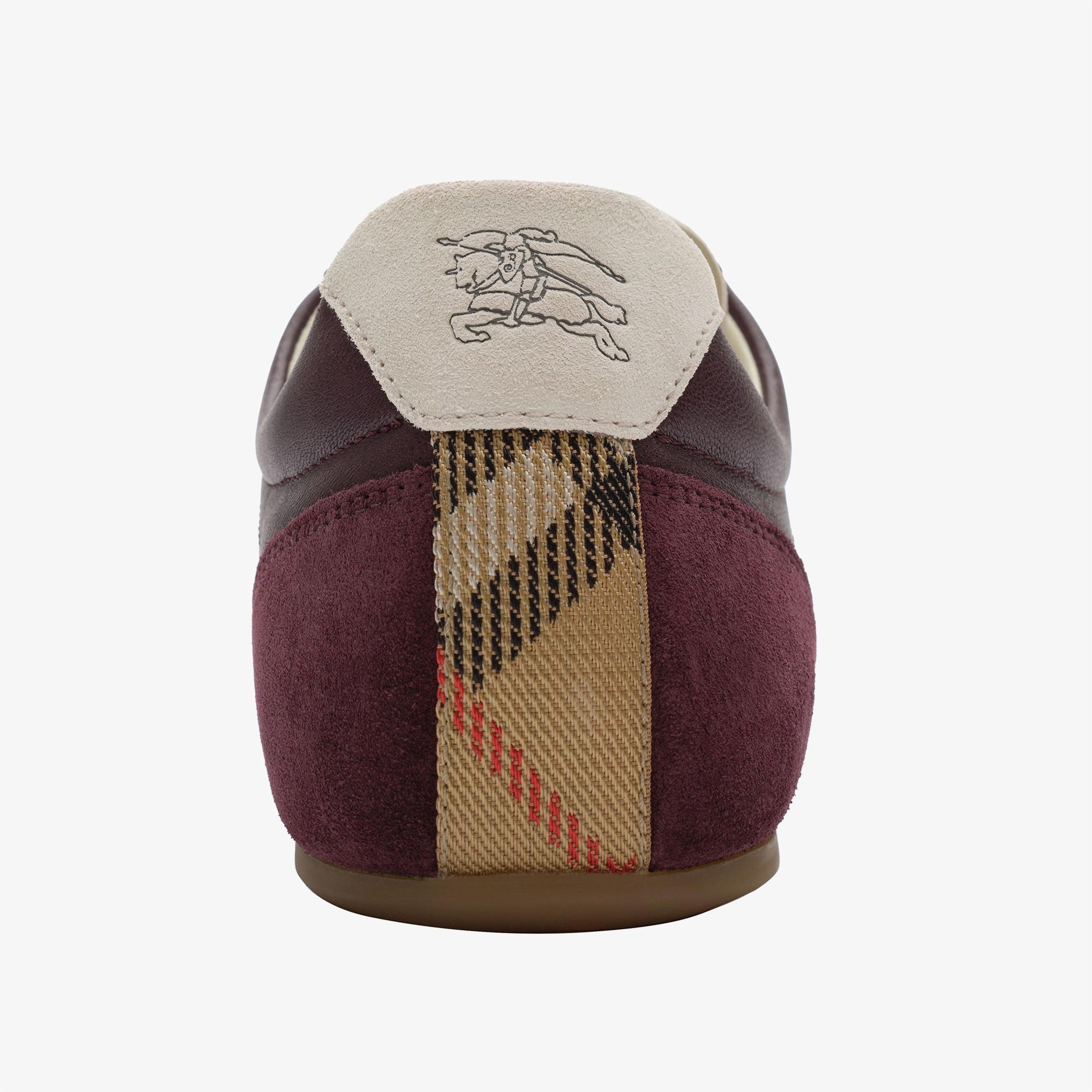 Burberry Knight Kadın Bordo Sneaker