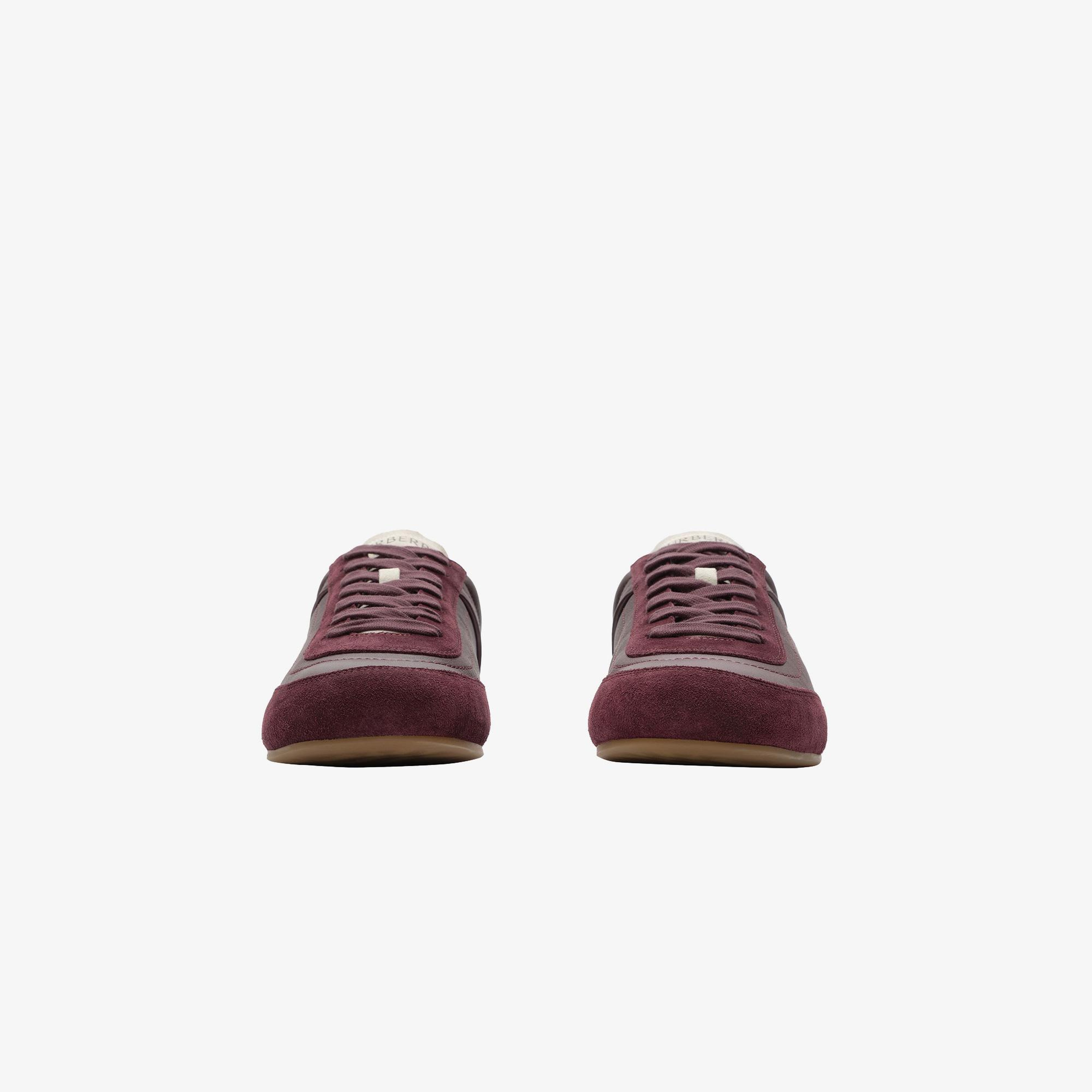 Burberry Knight Kadın Bordo Sneaker