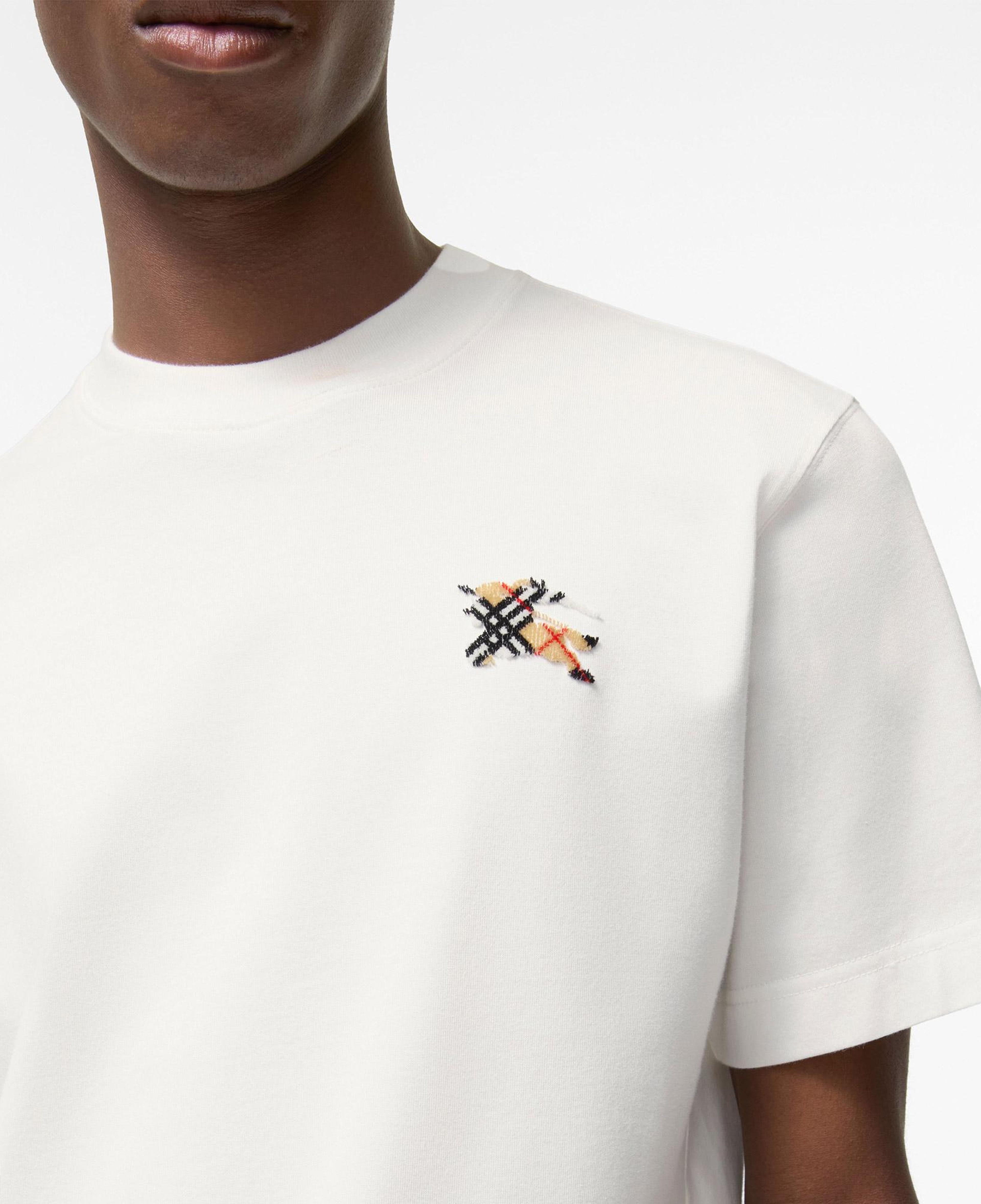 Burberry Seth Tfg Ekd Erkek Beyaz T-Shirt