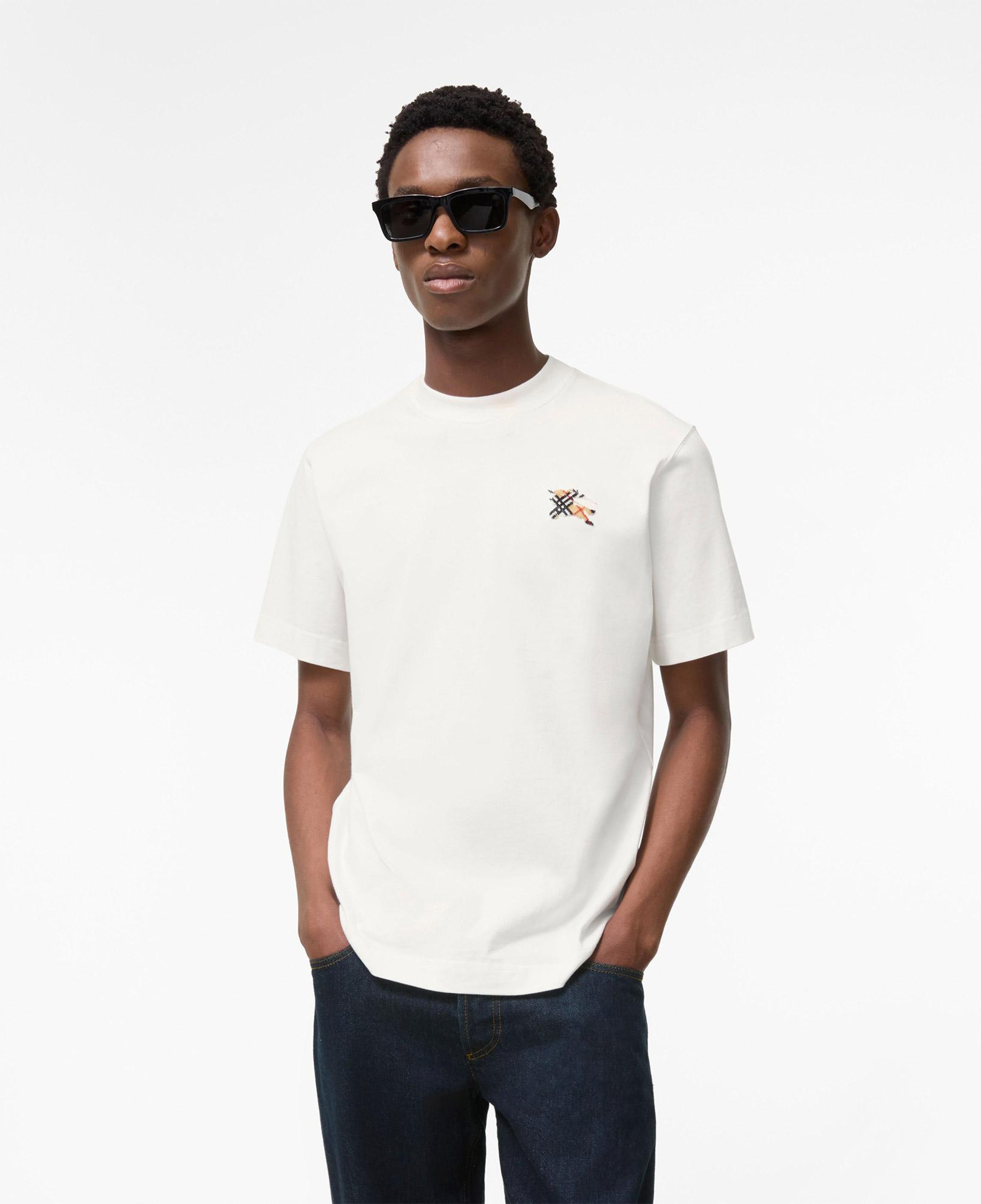 Burberry Seth Tfg Ekd Erkek Beyaz T-Shirt