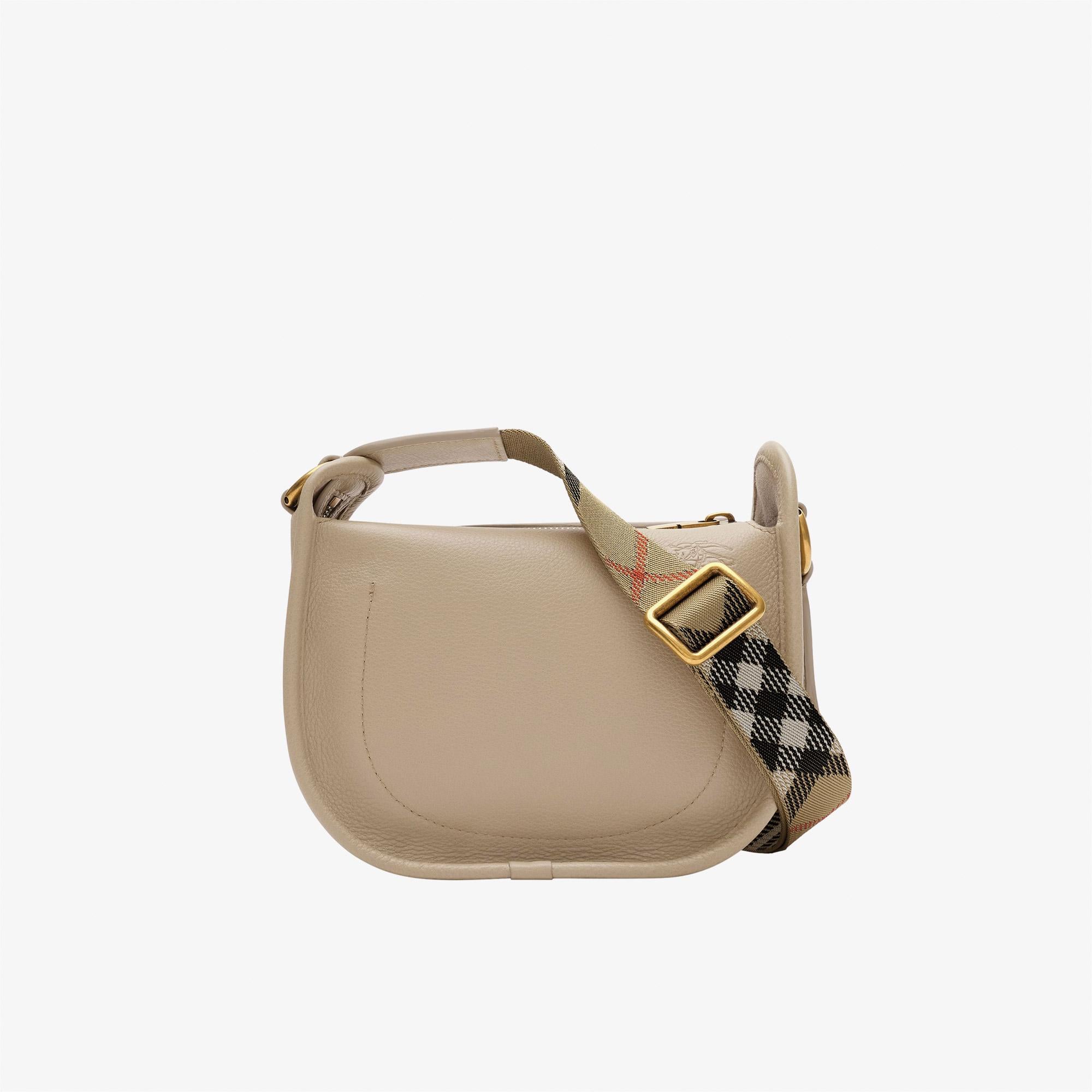 Burberry B Clip Messenger Lgl Kadın Krem Omuz Çantası