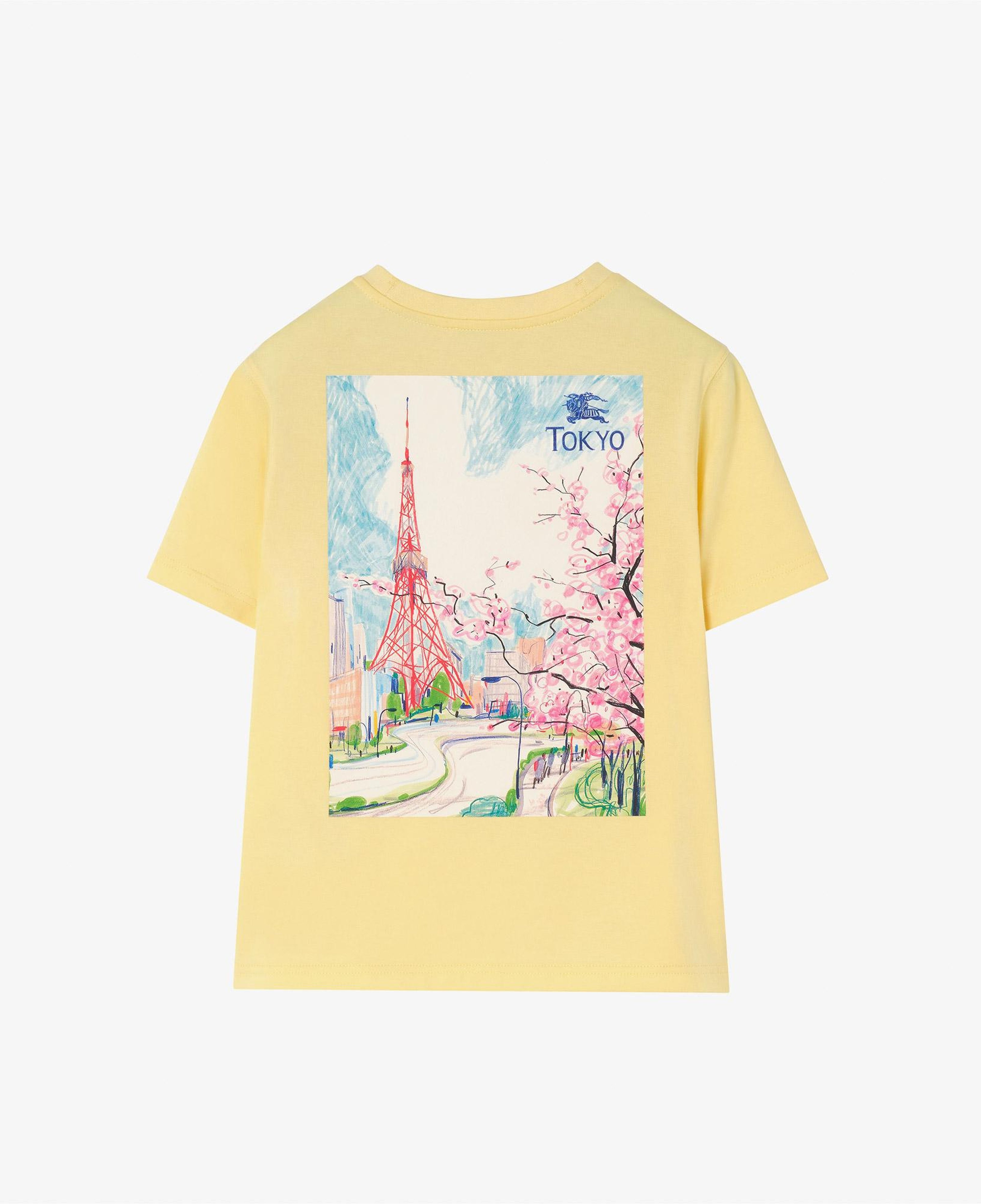 Burberry Cedar Tokyo Çocuk Sarı T-Shirt