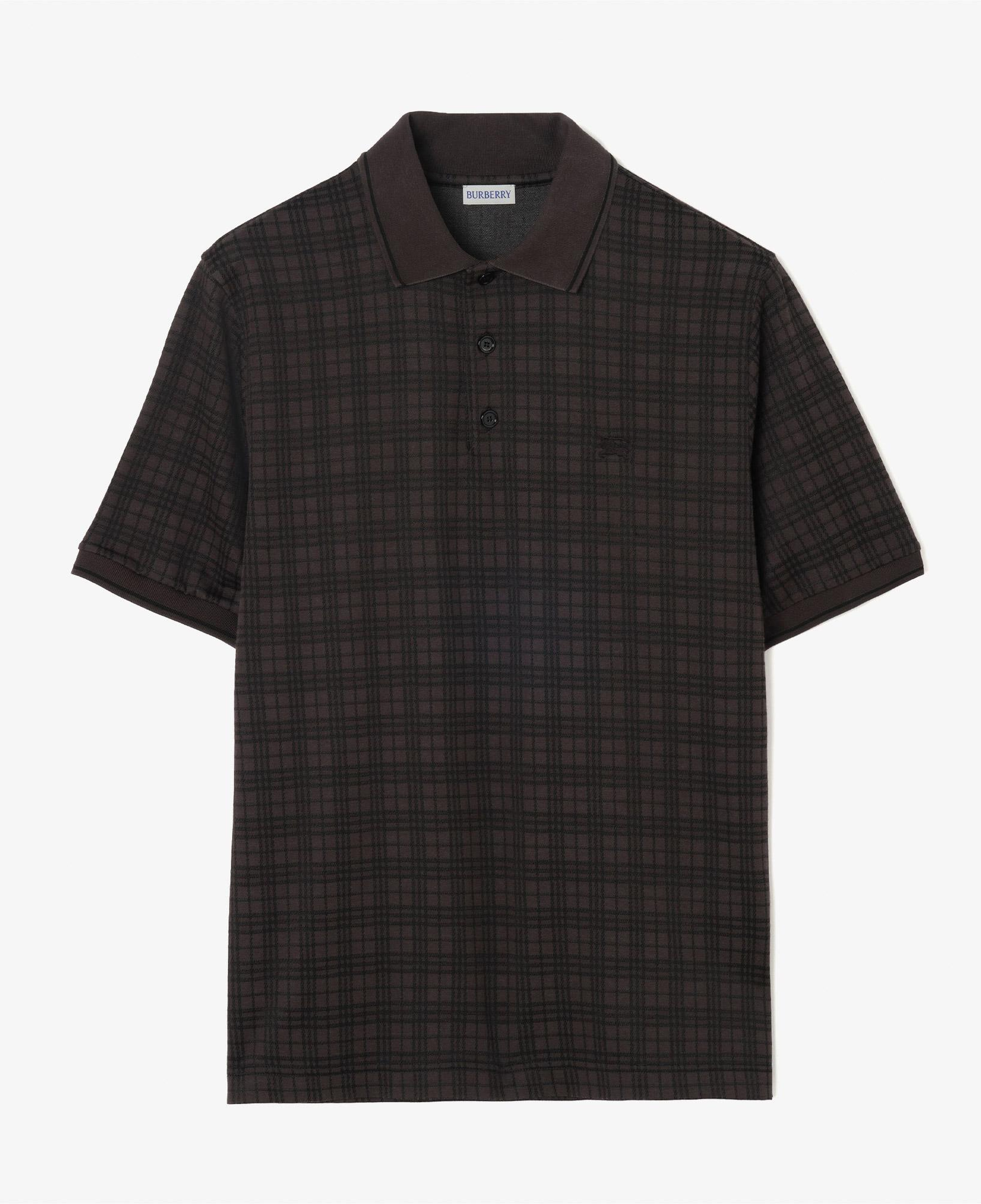 Burberry Pelham Check Erkek Antrasit Polo