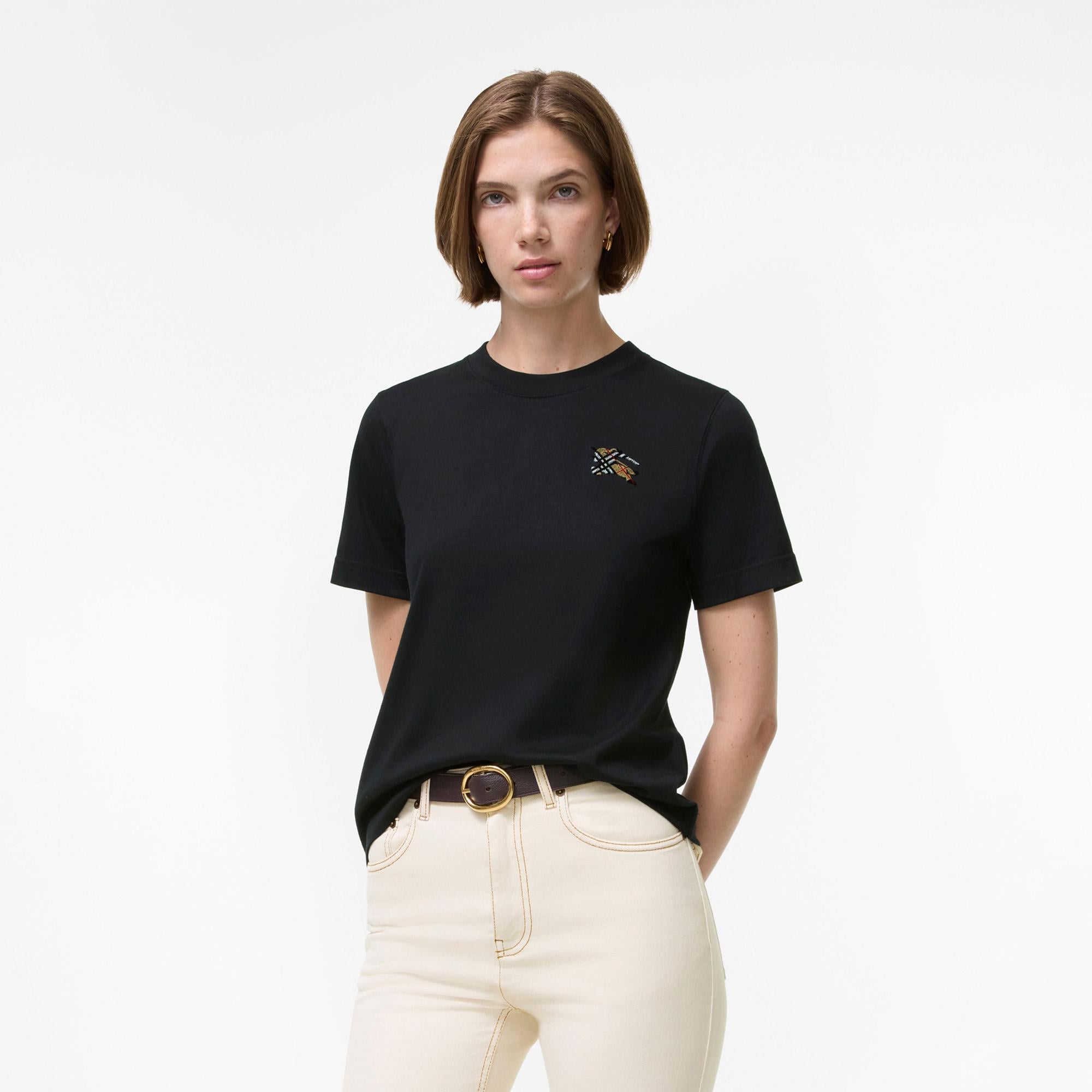 Burberry Frankie Ekd Kadın Siyah T-Shirt