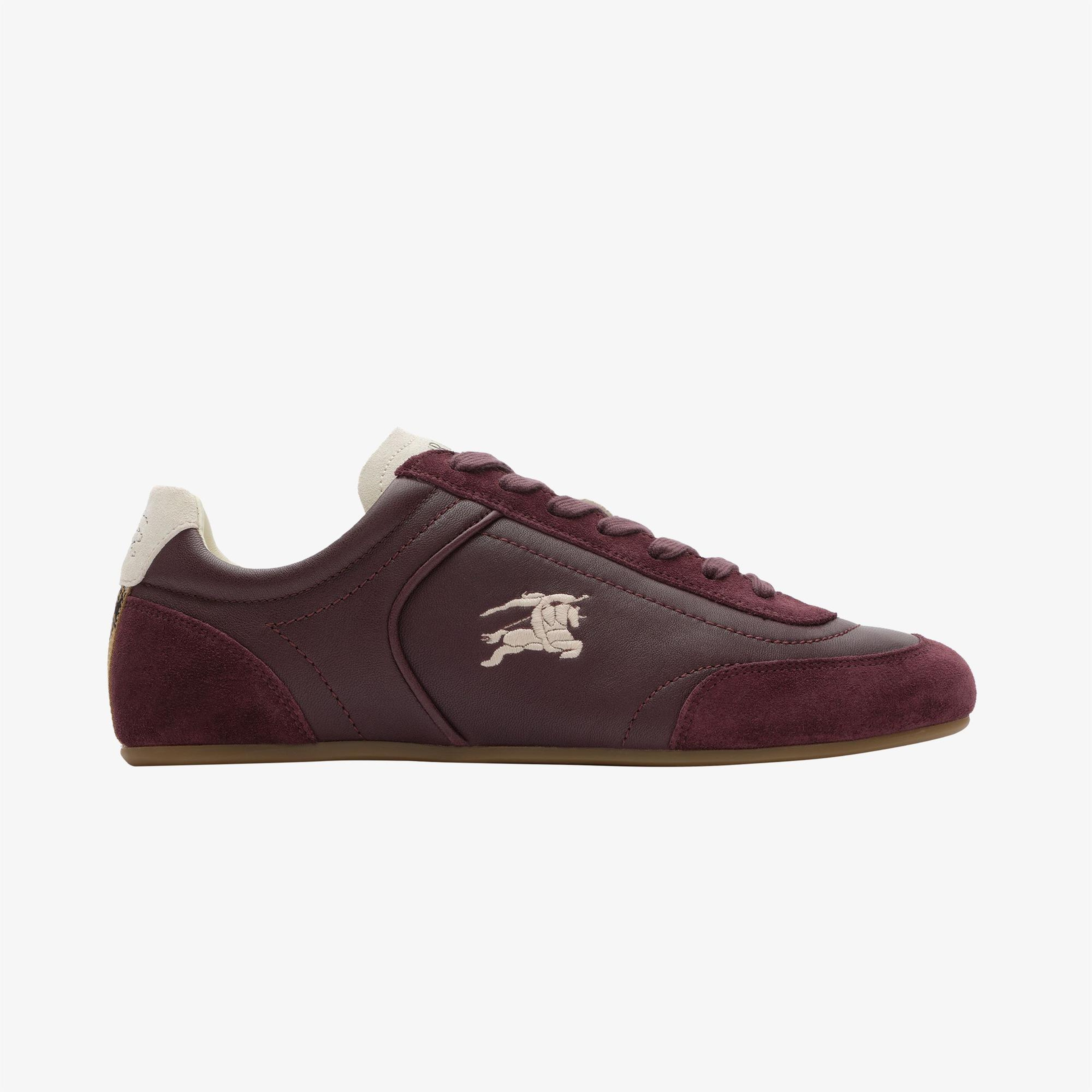 Burberry Knight Kadın Bordo Sneaker