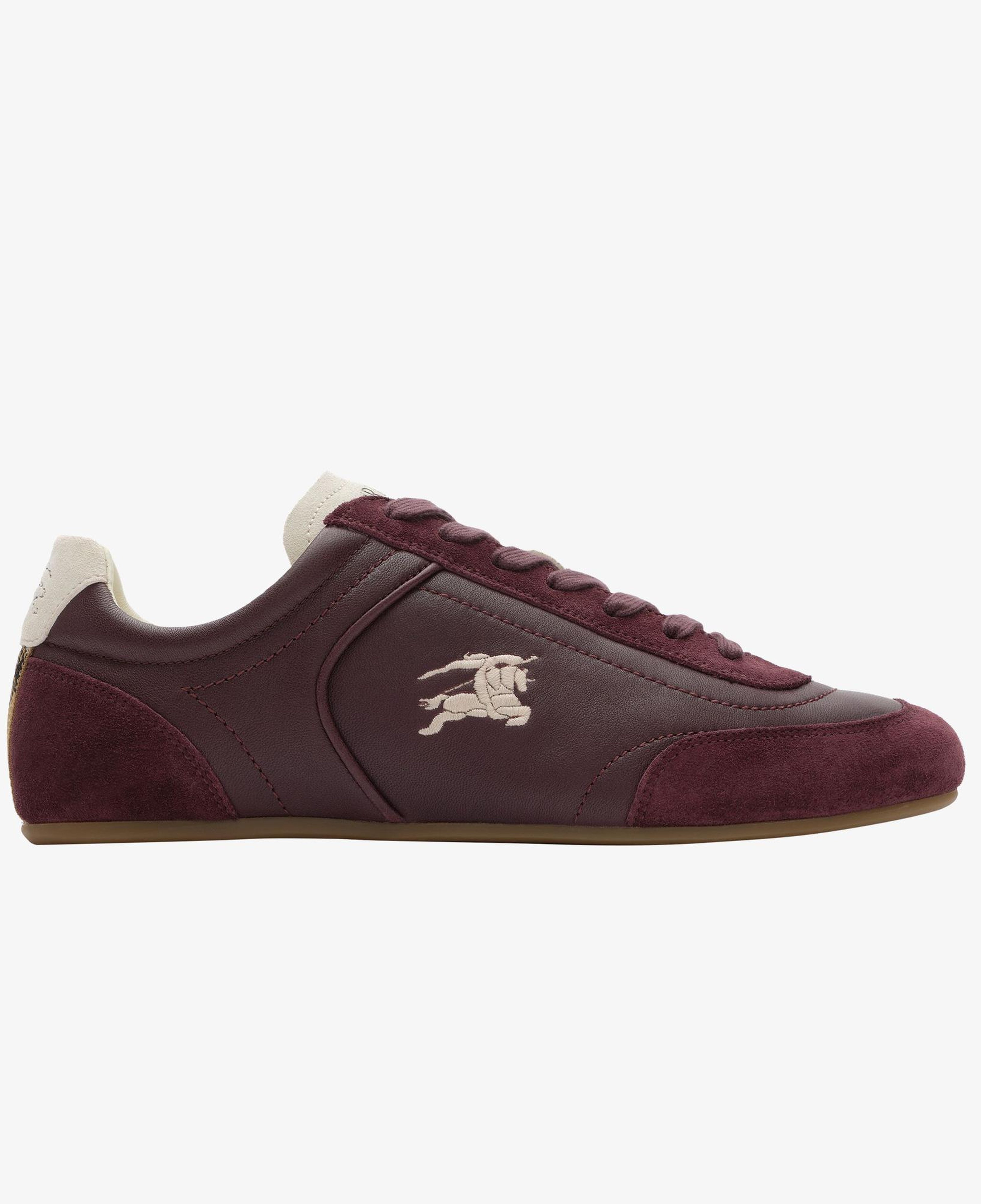 Burberry Knight Kadın Bordo Sneaker