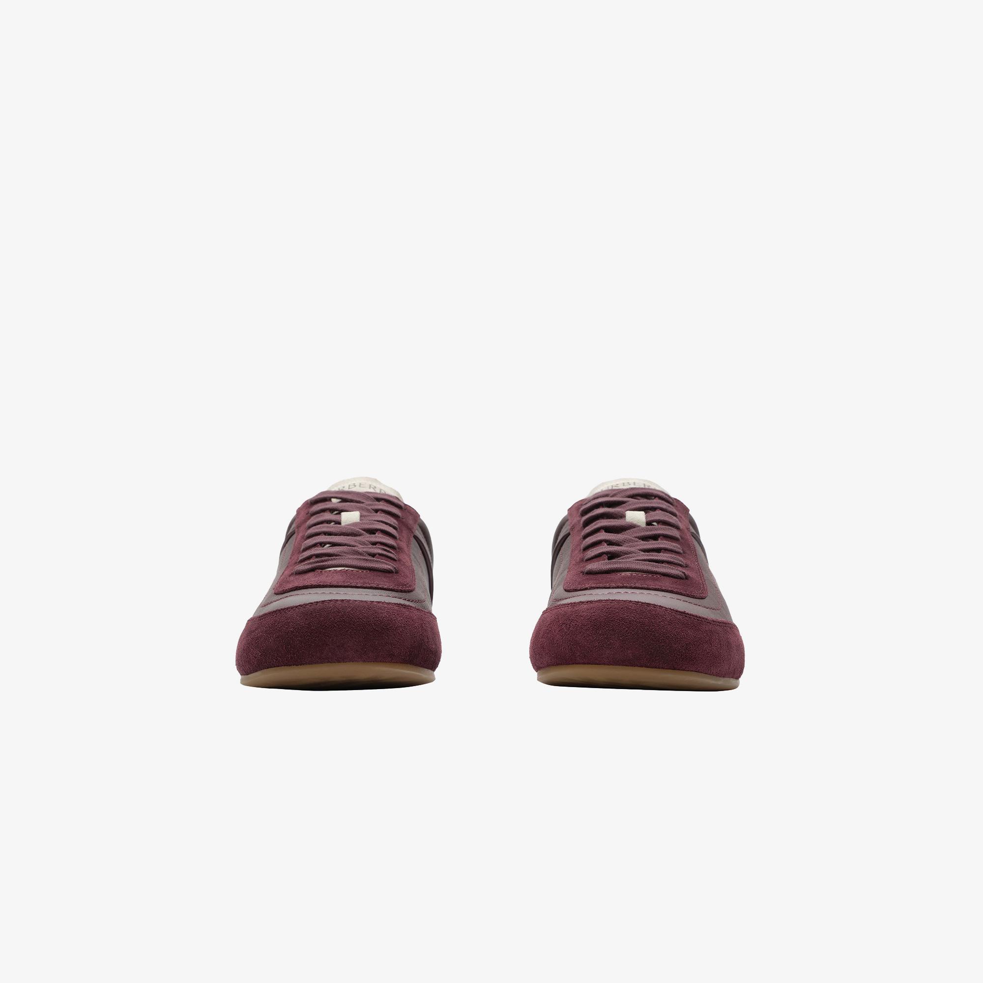 Burberry Knight Kadın Bordo Sneaker