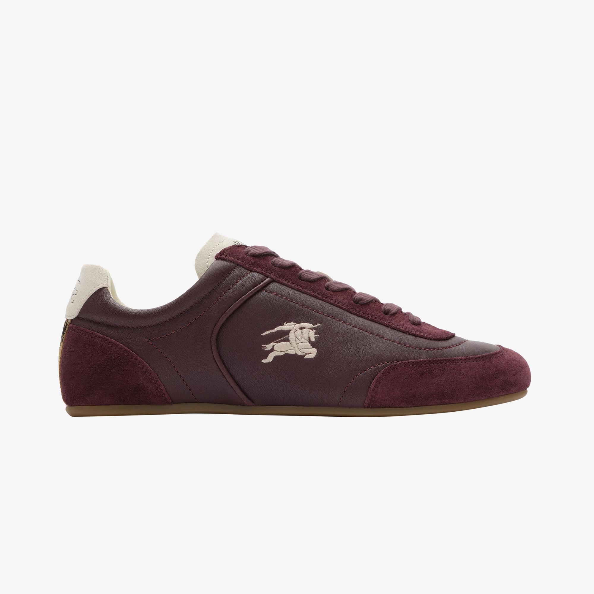 Burberry Knight Kadın Bordo Sneaker