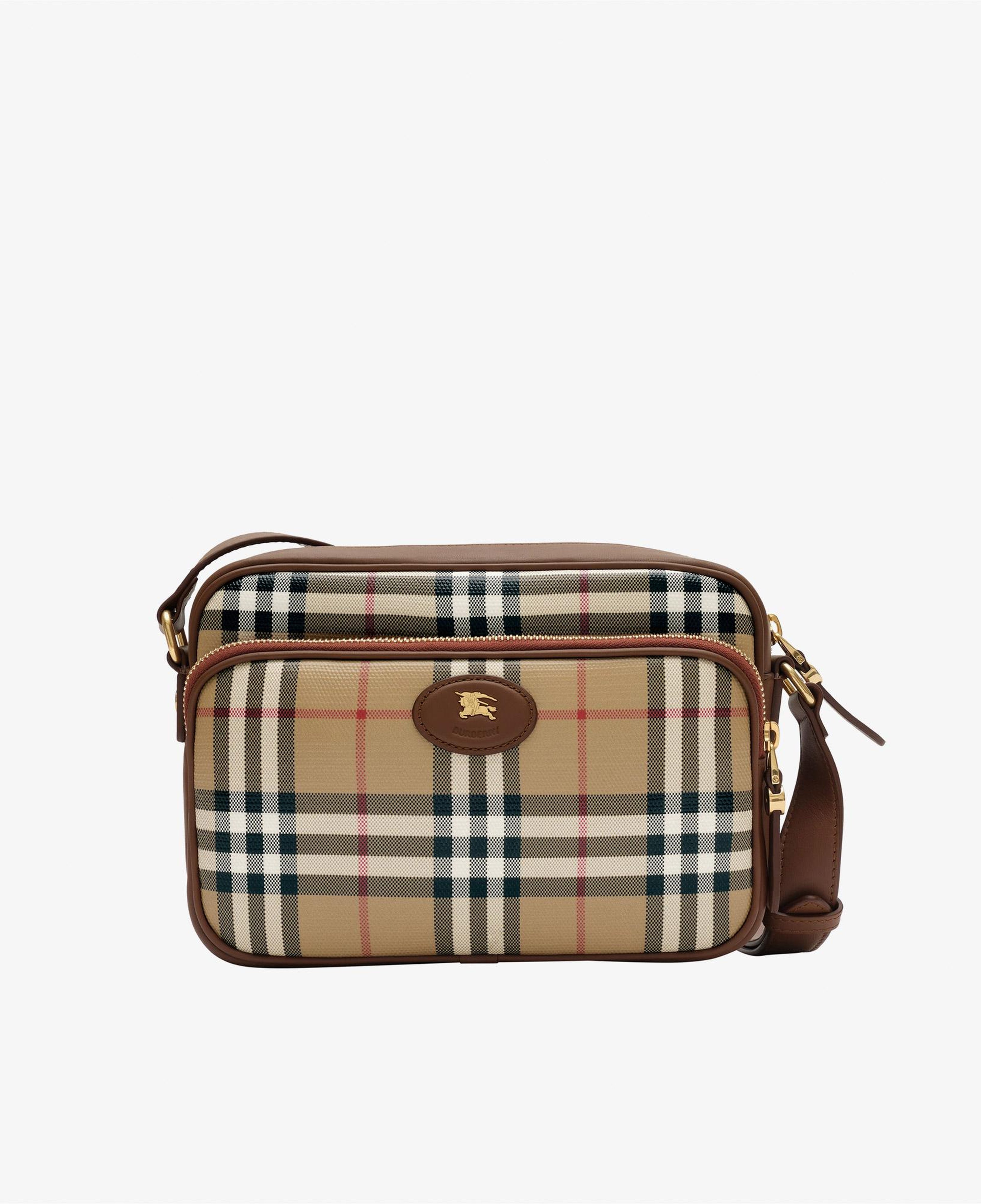 Burberry Pocket Crossbody Bin Erkek Bej Omuz Çantası