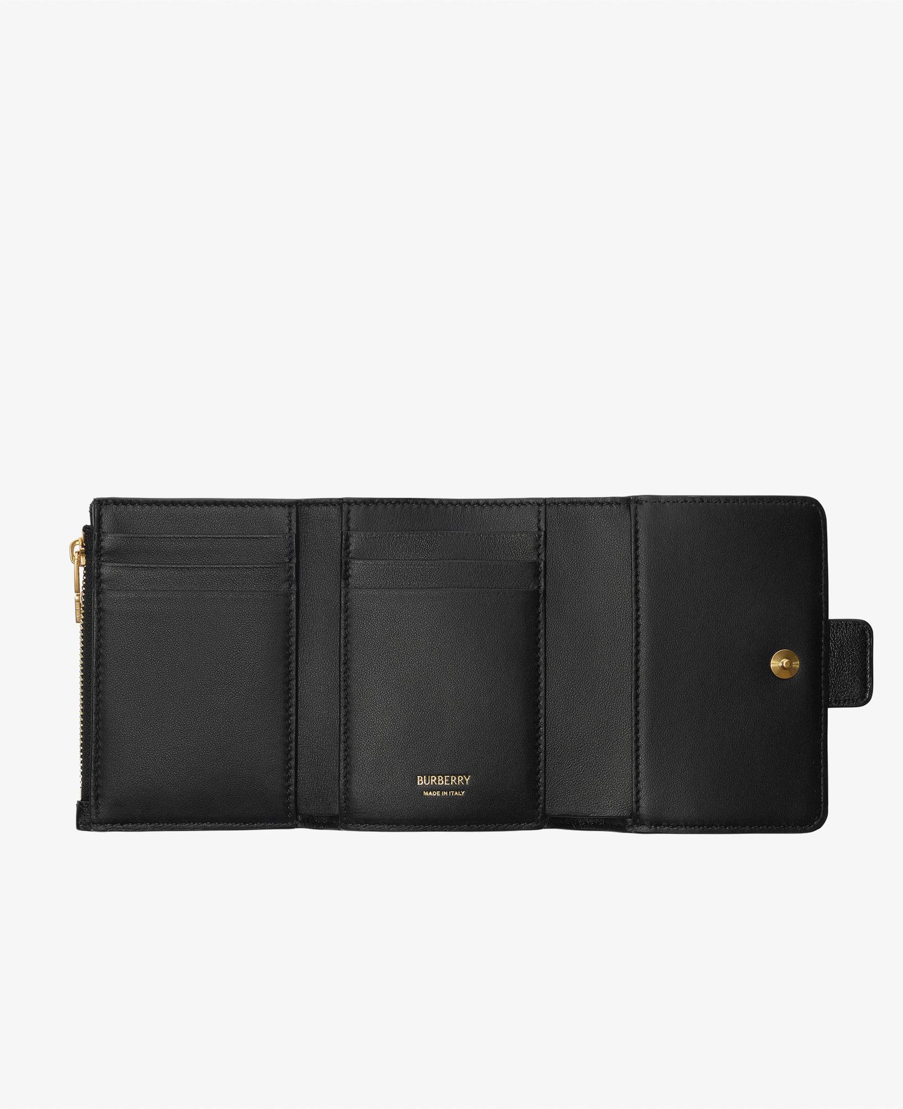 Burberry Rider Compact Kadın Siyah Cüzdan