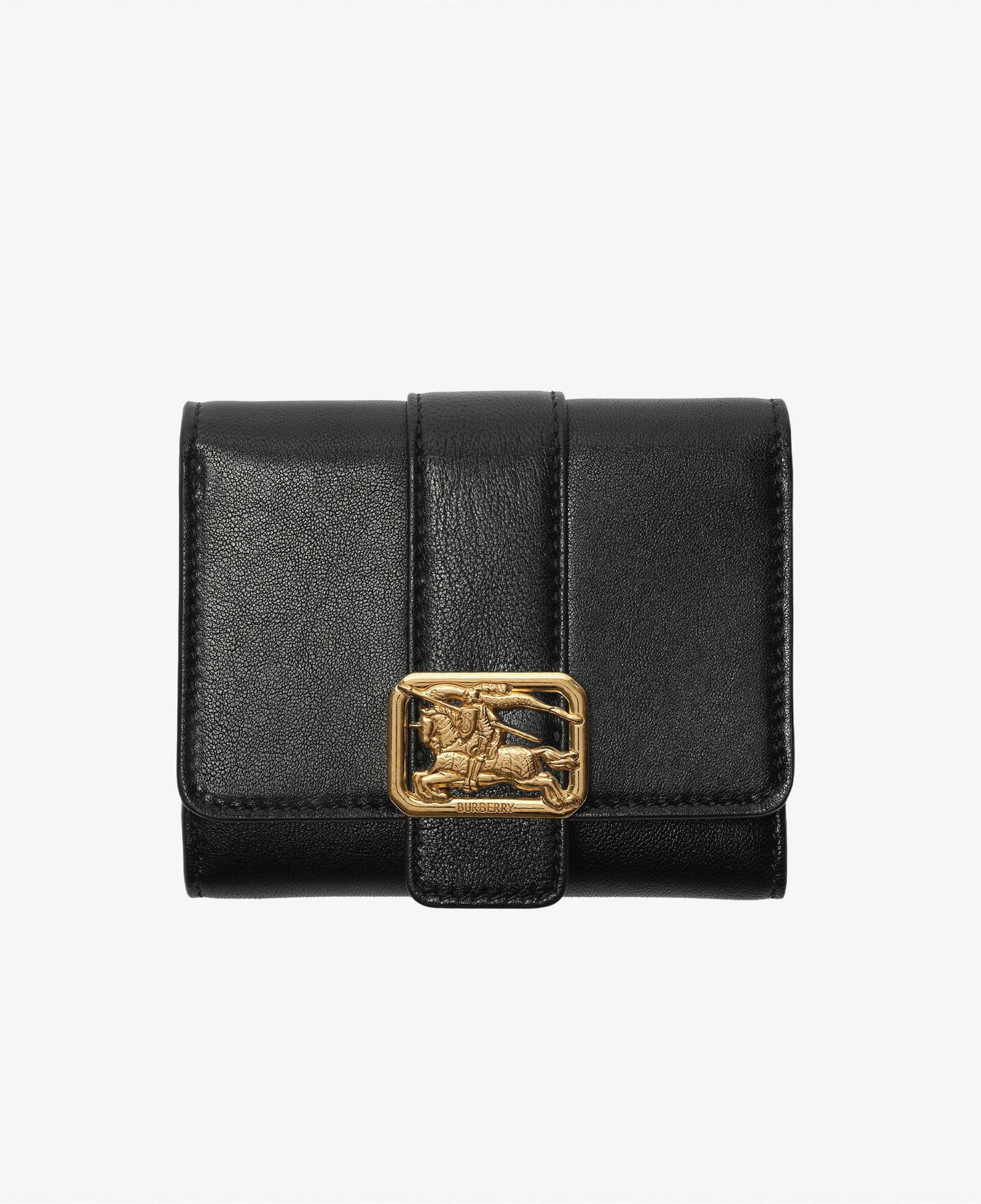Burberry Rider Compact Kadın Siyah Cüzdan