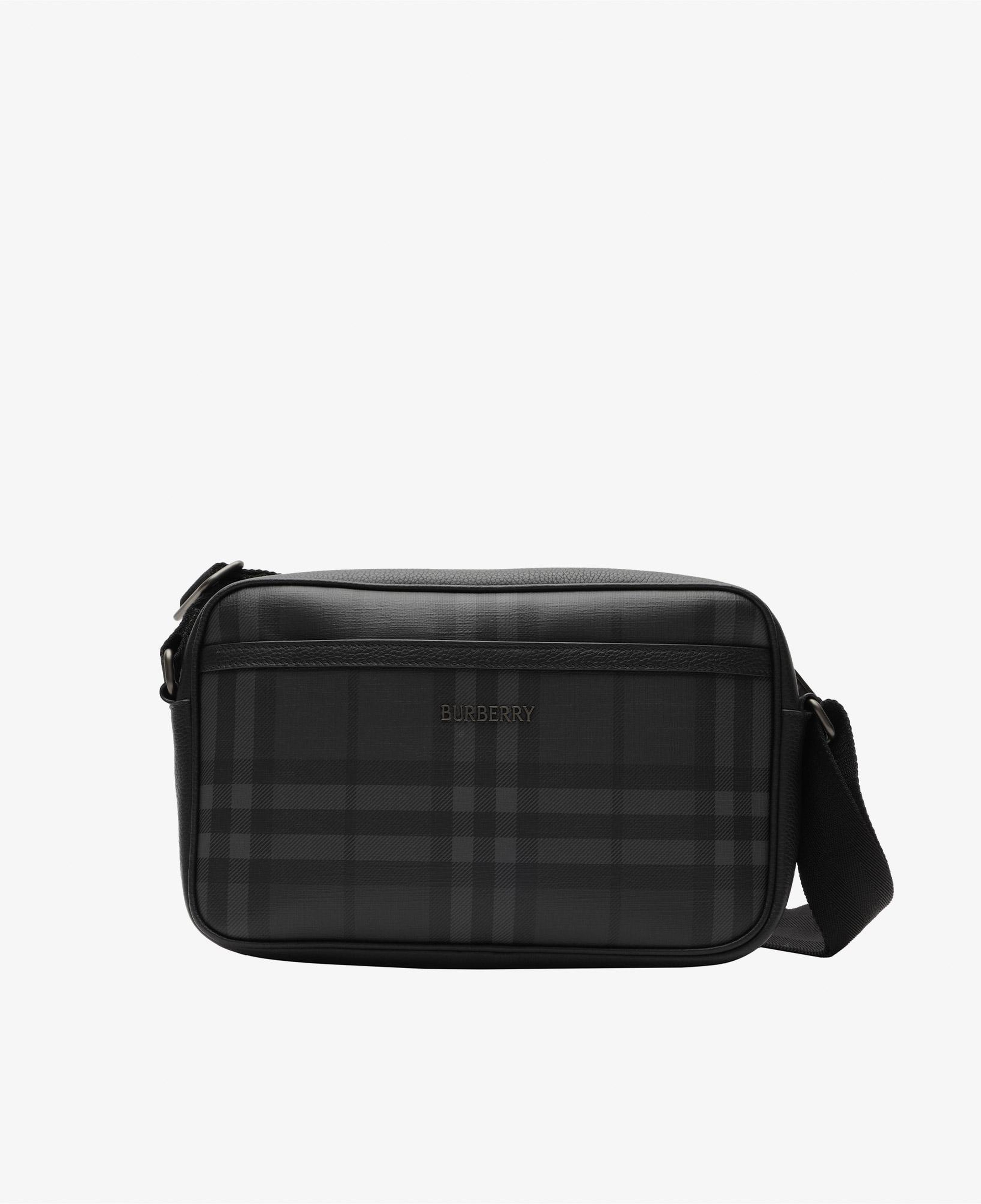 Burberry Flat Crossbody Bin Erkek Antrasit Omuz Çantası