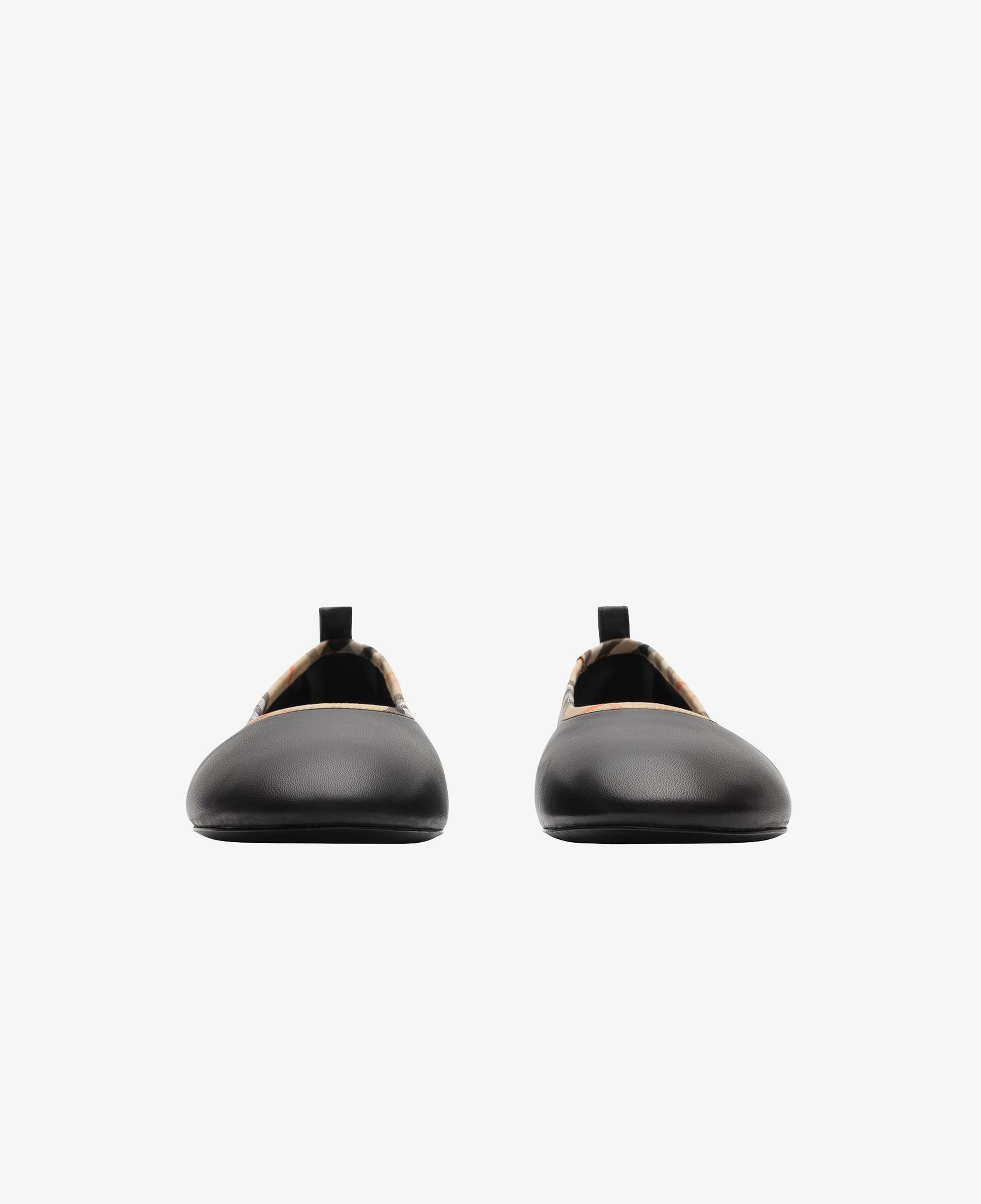Burberry Robin Ballerina Kadın Siyah Babet